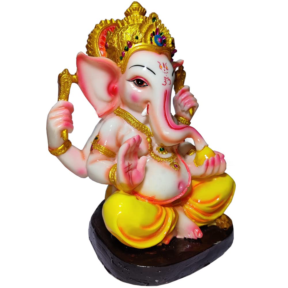 Ozosa Ganesh Idol Vinayaka Statue Ganpati Murti Ganesha Idol For Home Decor Ganpati Idol For Diwali Decorations Anniversary- (Ga