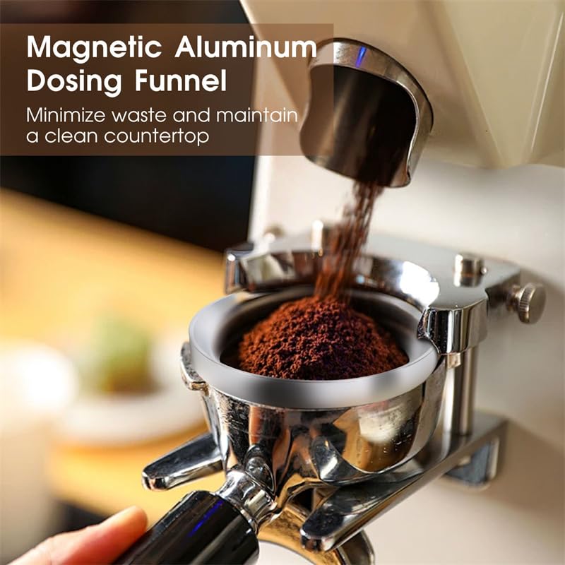 Reoszeank 51Mm Espresso Accessories Kit, Spring Loaded Calibrated Tamper, Wdt Tool And Dosing Funnel Set Fits Espresso Coffee Ma