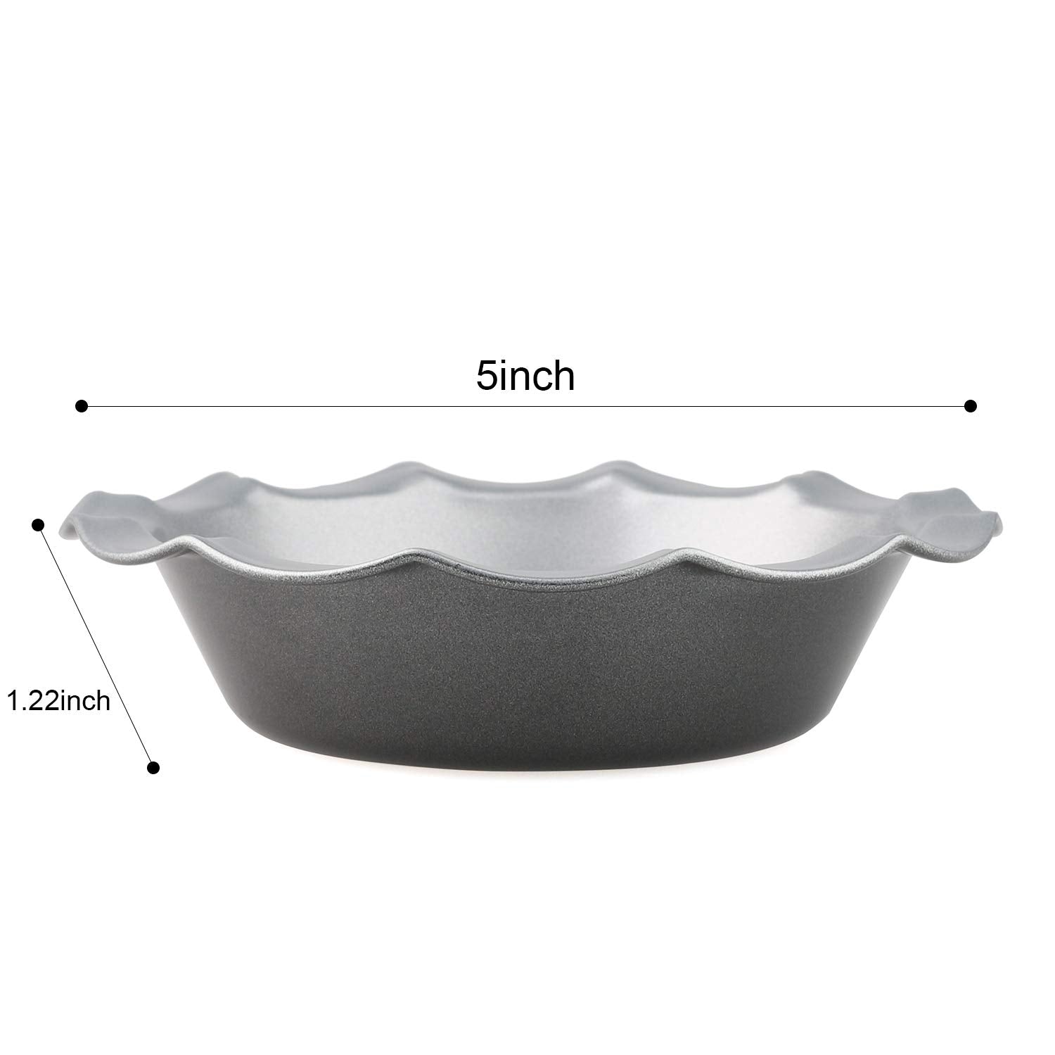 Chwaika Mini Pie Pans Set Of 8 Small Pie Tins Nonstick Round Pie Plate For Baking