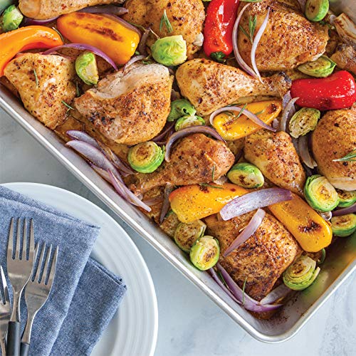 Nordic Ware Prism High-Sided Sheet Cake Pan, 1 Pack, Metallic, Model 44770