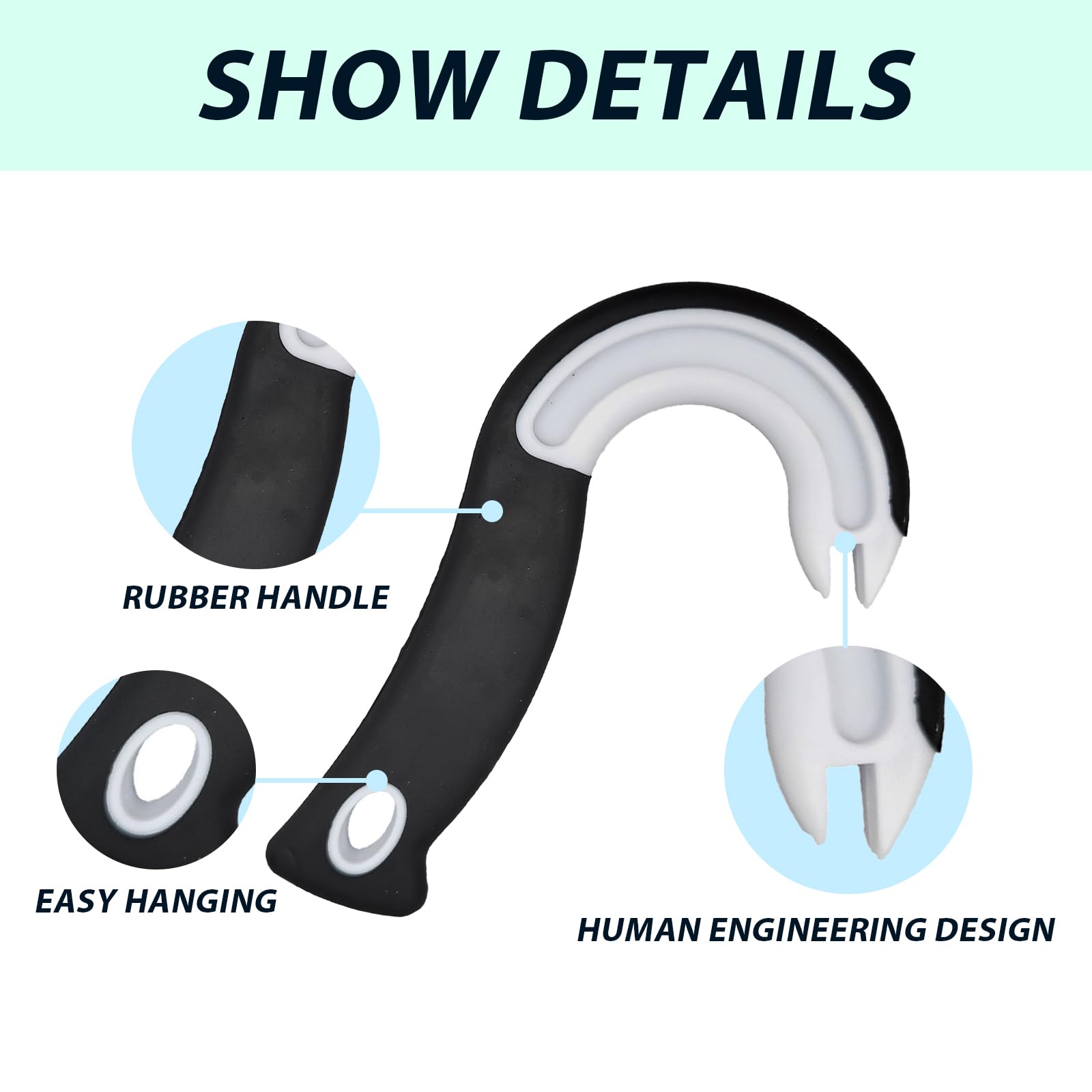 NIIIYTYB Easy Open Ring Pull Can Opener - 6.3" Plastic Lid Lifter for Soda Tabs & Cans - Ideal for Joint Pain Relief - 1 Pack