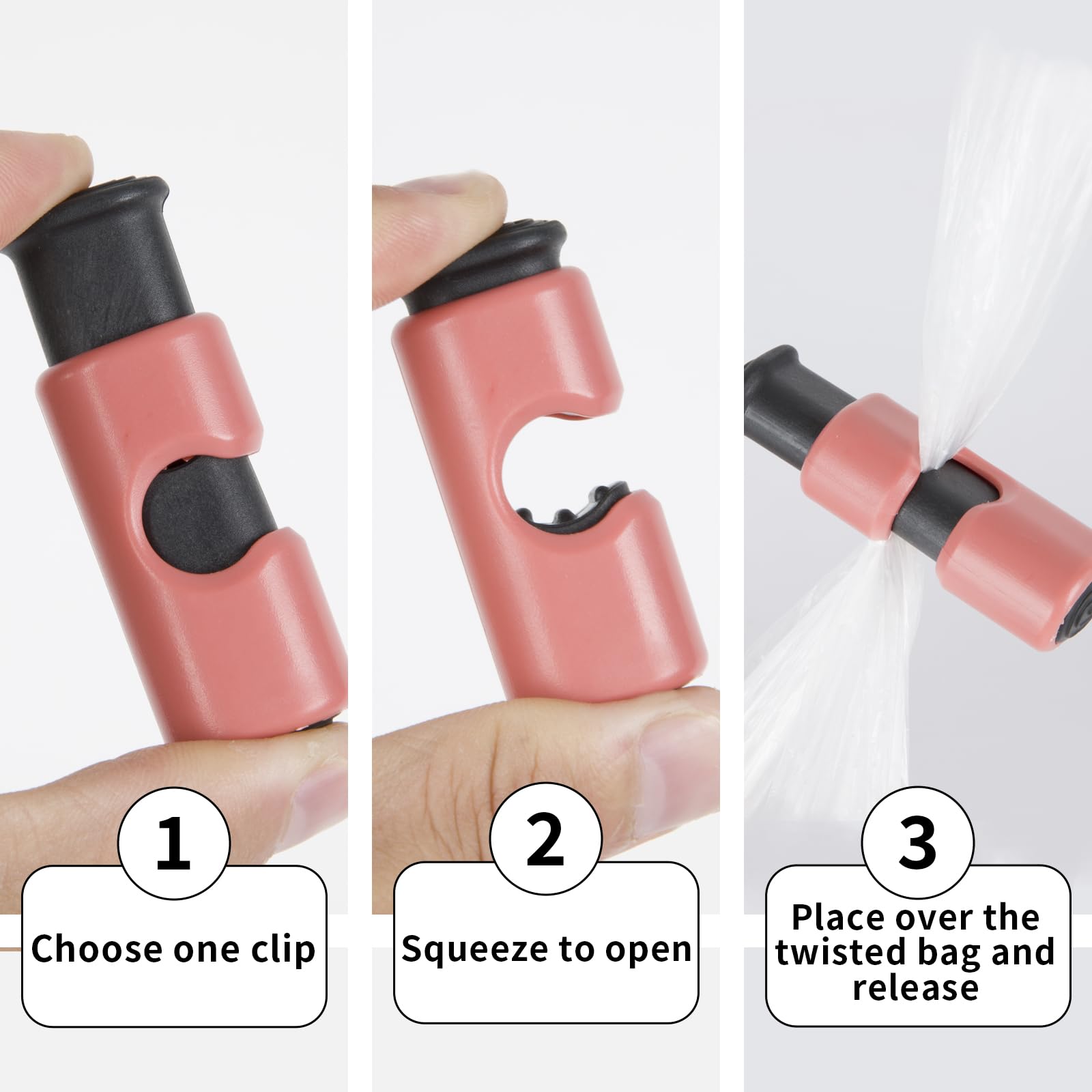 Squeeze And Lock Bread Bag Clips Bread Bag Clips Bread Clips Chip Clips Bag Clips (10Pcs Colored)