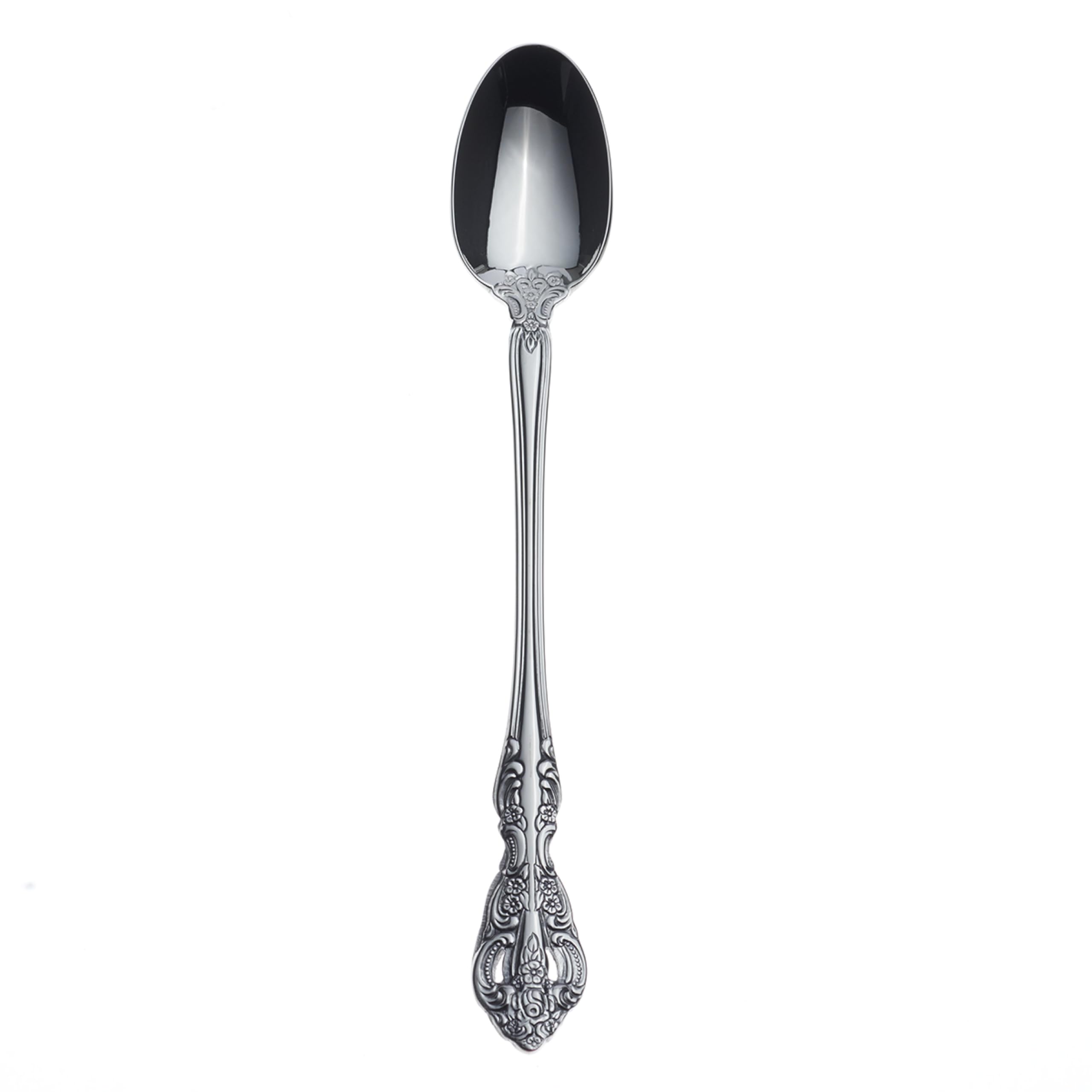 Oneida Michelangelo Fine Flatware Tall Drink Spoon, 0.08 Lb, Metallic