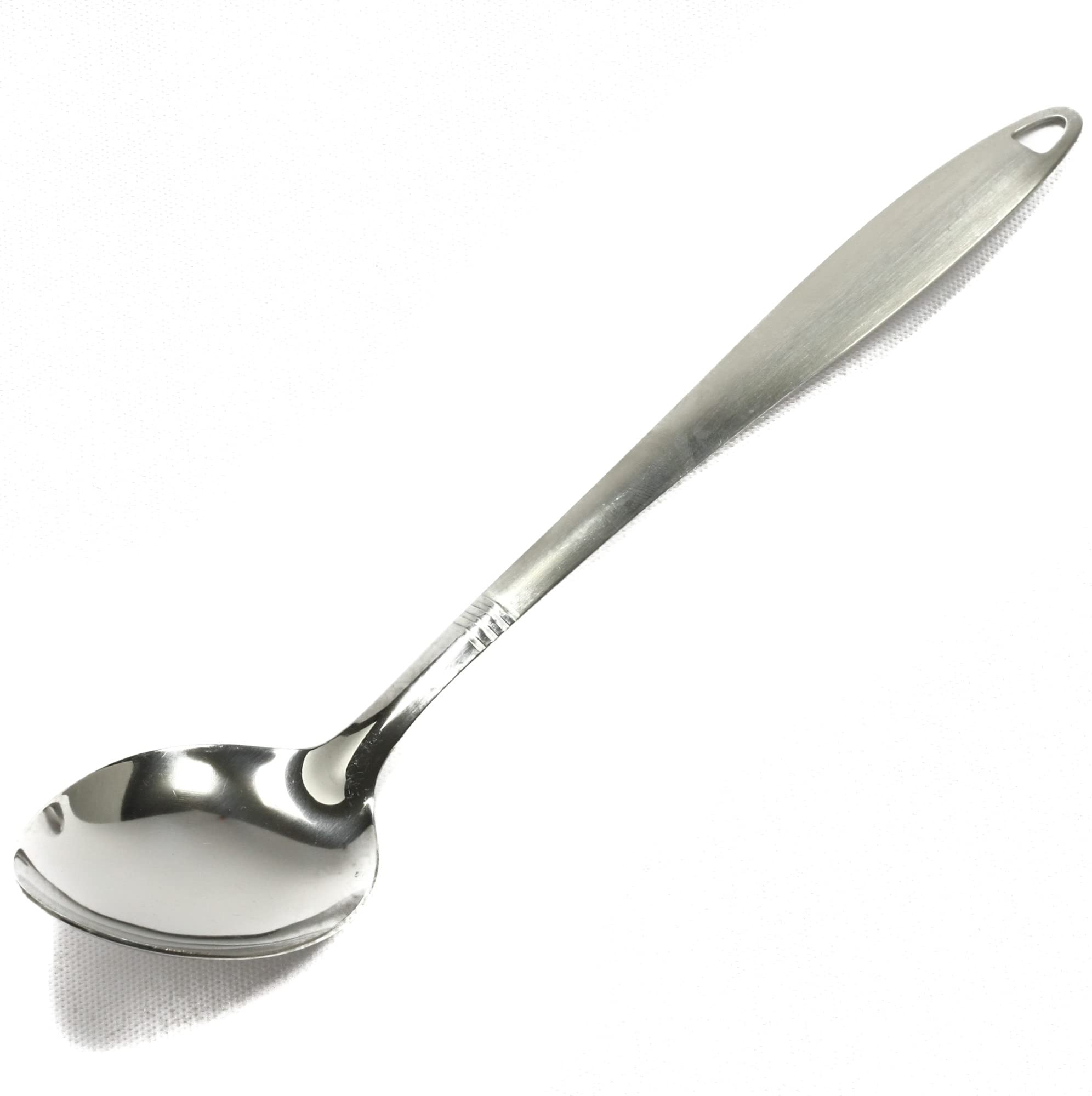 Chef Craft Select Basting Spoon, 13.5 Inch, Stainless Steel