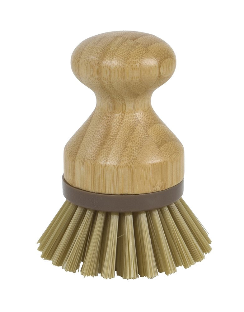 Evriholder Mini Scrub Brush Dish Scrubber Made Of Sustainable Bamboo And Recycled Plastic