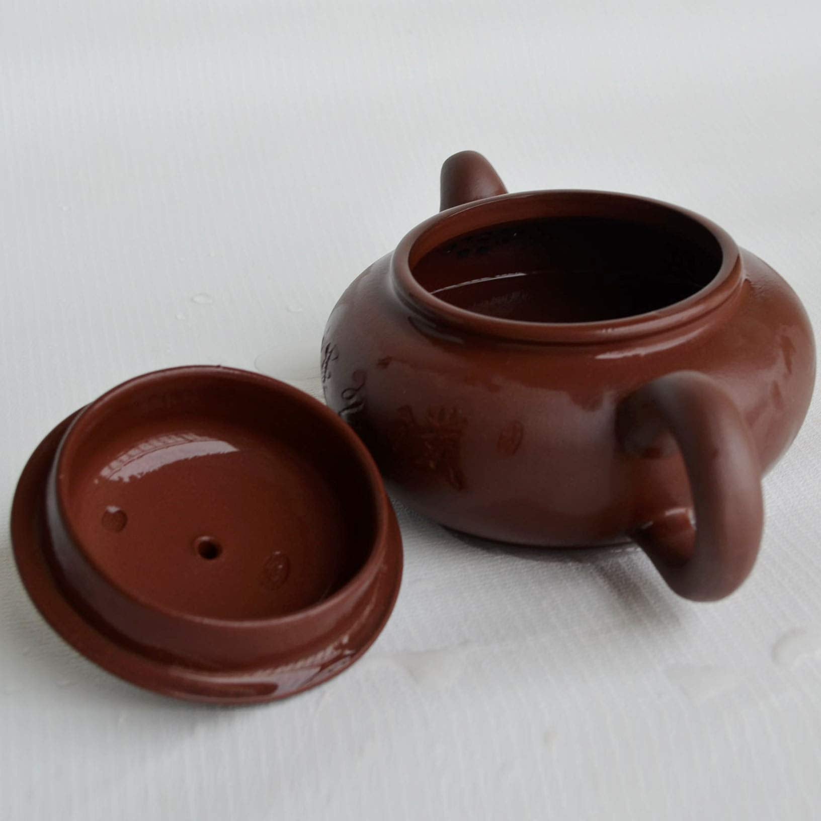 Yxhupot Teapot 7Oz Chinese Yi Xing Clay Zisha Gongfu Tea Pots Archaize Fanggu