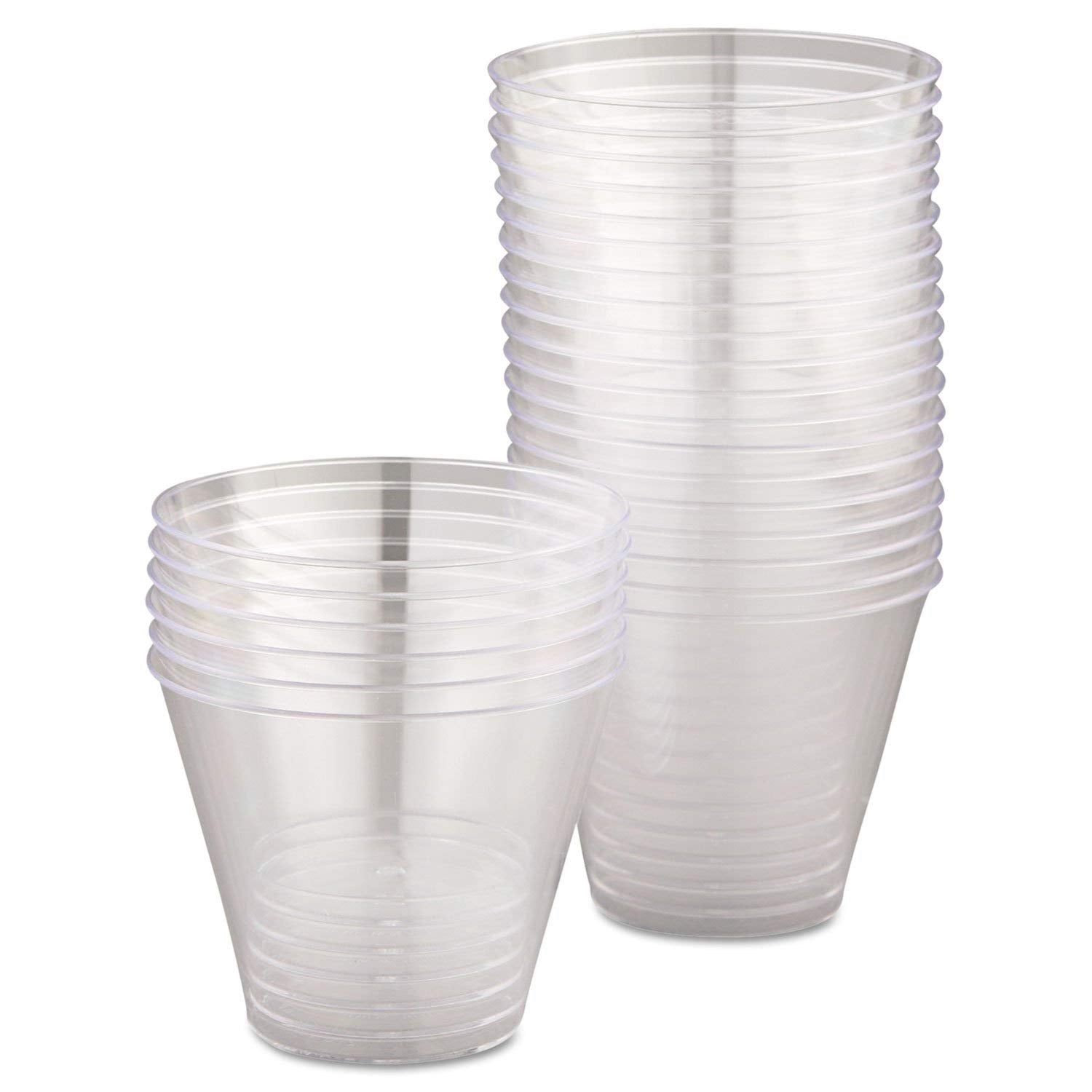 Wna Wnat9S Comet Smooth Wall Tumblers 9Oz Clear Squat 25/Pack 20 Packs/Carton