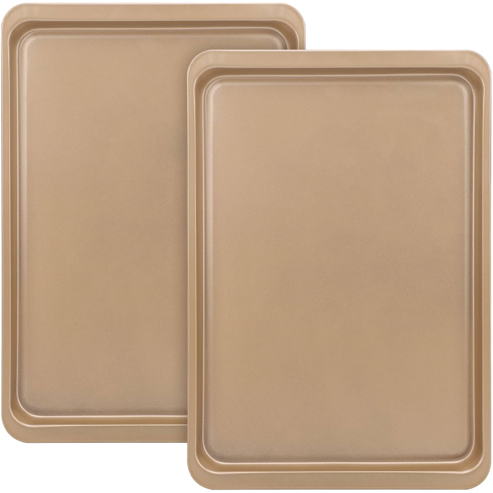 Beasea Cookie Sheet Nonstick Set Of 2, Beasea 10 X 14.6 Inch Carbon Steel Baking Sheets Pan Toaster Oven Baking Pans Baking Tray