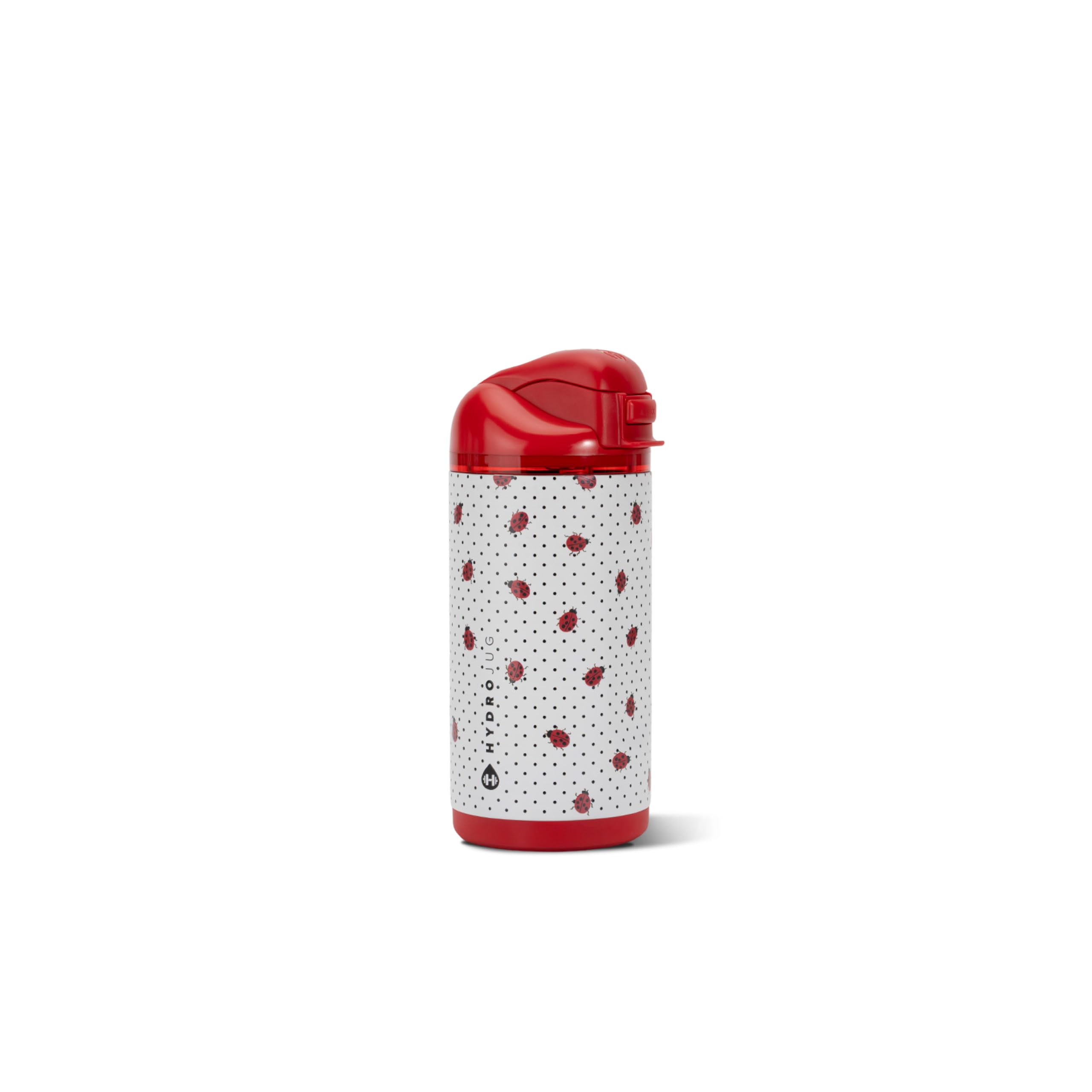 HydroJug Ease2o 14oz Kids Insulated Stainless Steel Water Bottle, Dual Straw & Chug Lid, LeakResistant Locking Lid, Vented Cap,