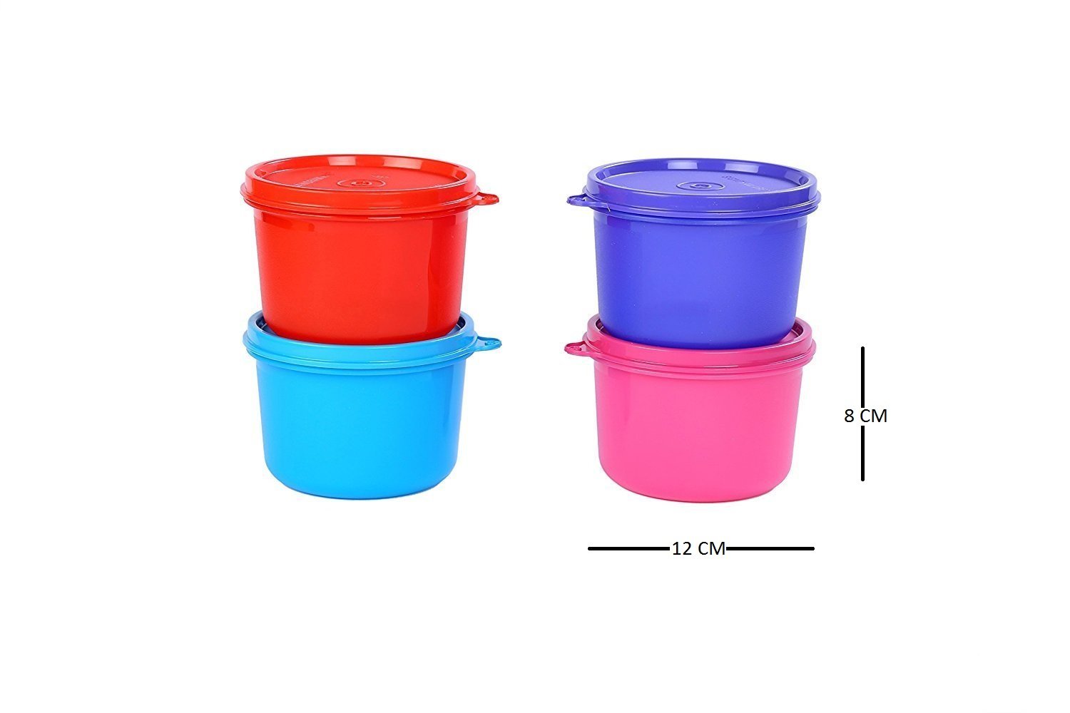 Signora Ware Signoraware Executive Round Big Container Set, 450Ml, Set Of 4 Multicolour