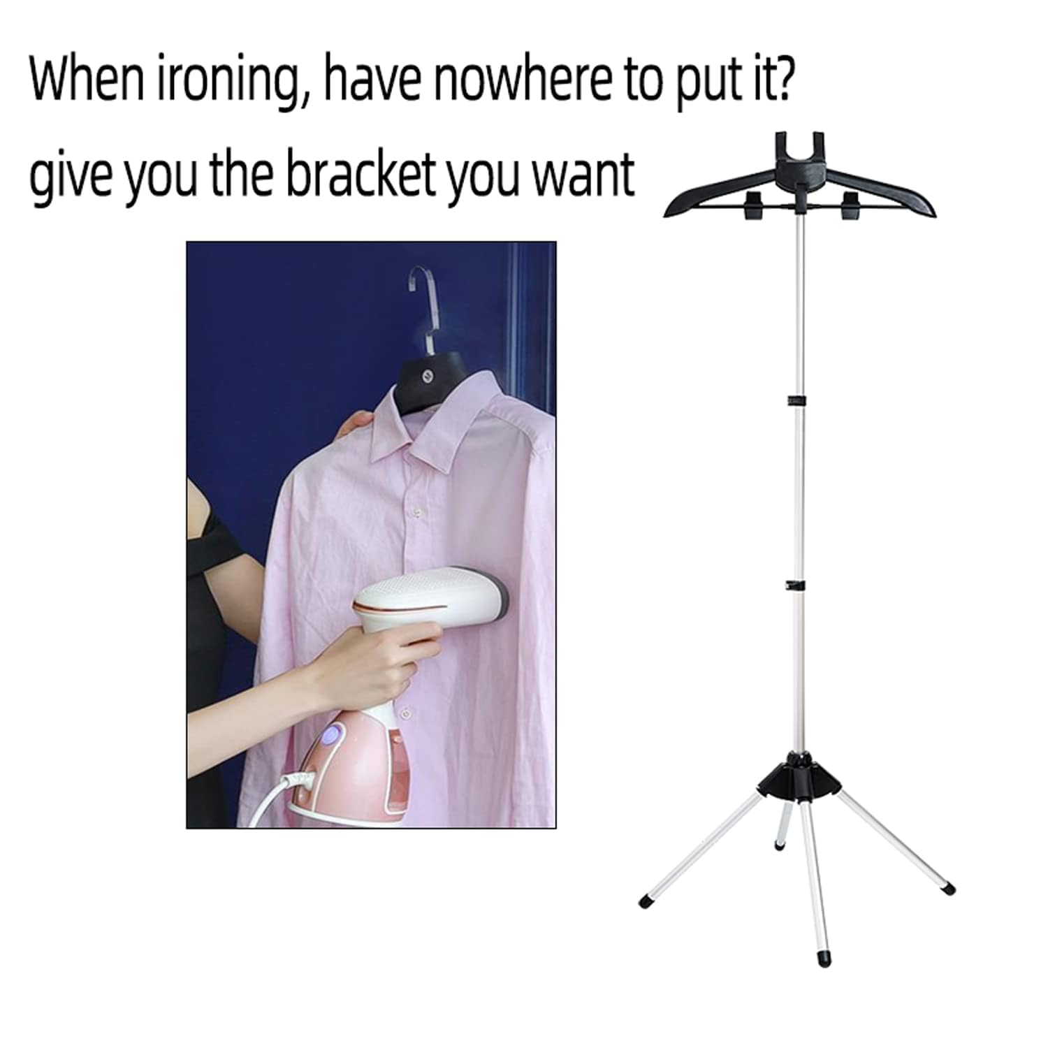 Garment Steamer Ironing Gloves And Garment Hanger For Steaming Clothes,Steam Rack For Clothes,Handheld Garment Steamer Rack,Clot