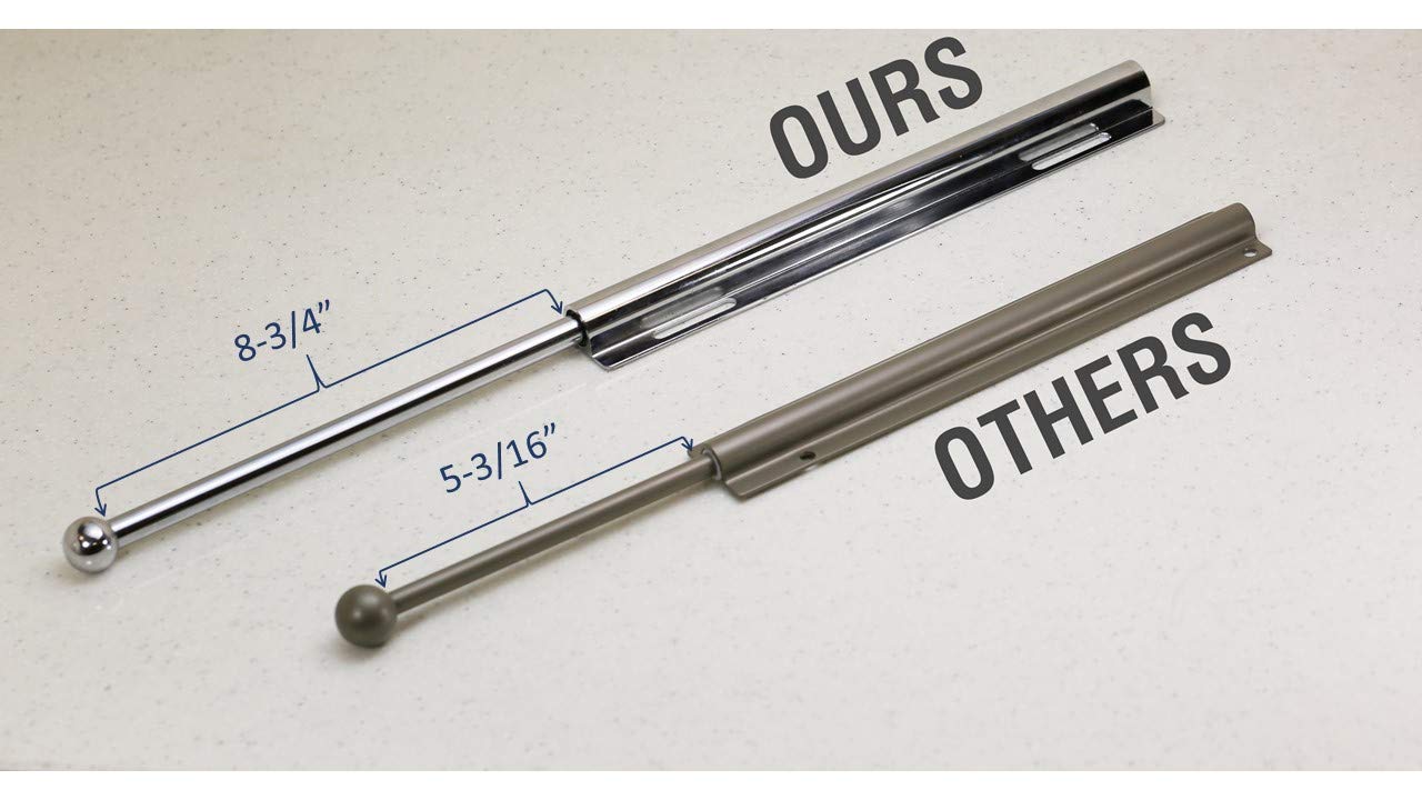 12'' Valet Rod Standard For Closet Polished Chrome Pc Metal