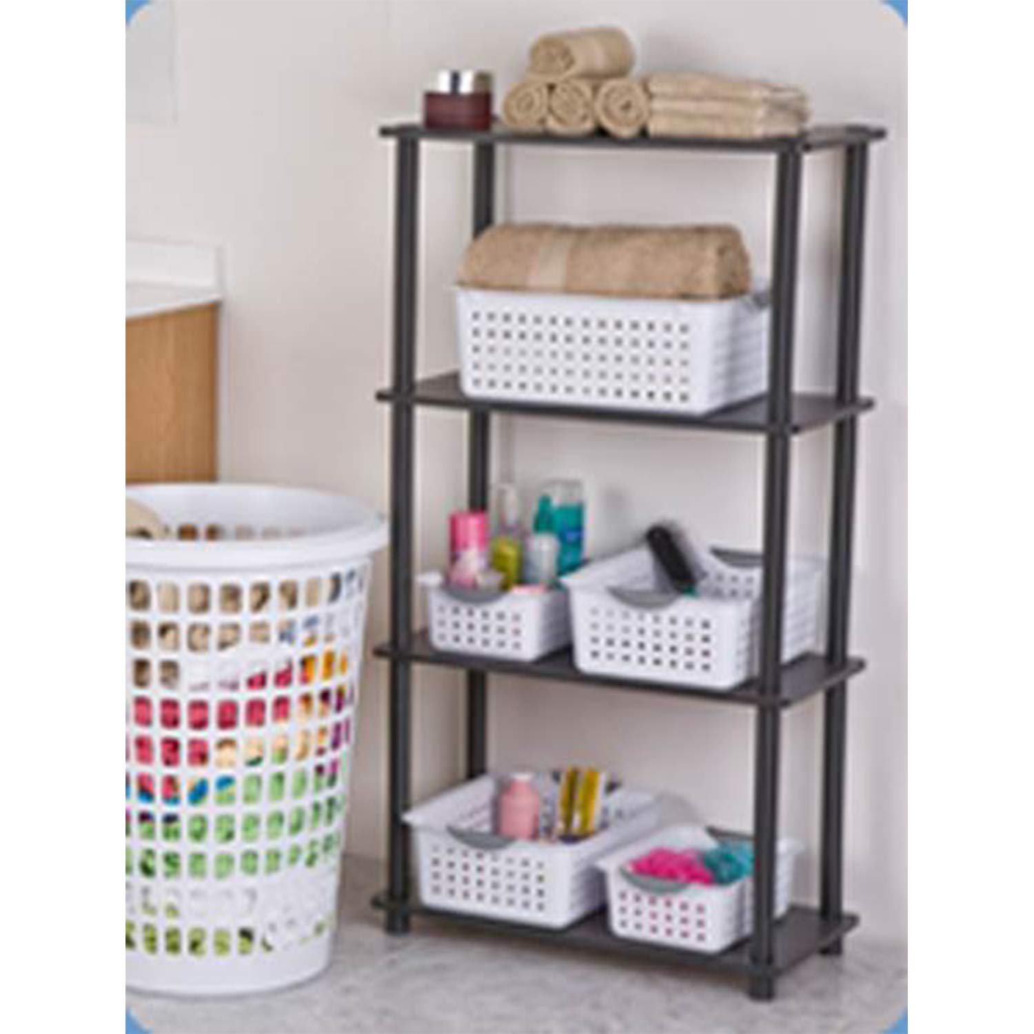 Basket 13.8X10.8X5''White
