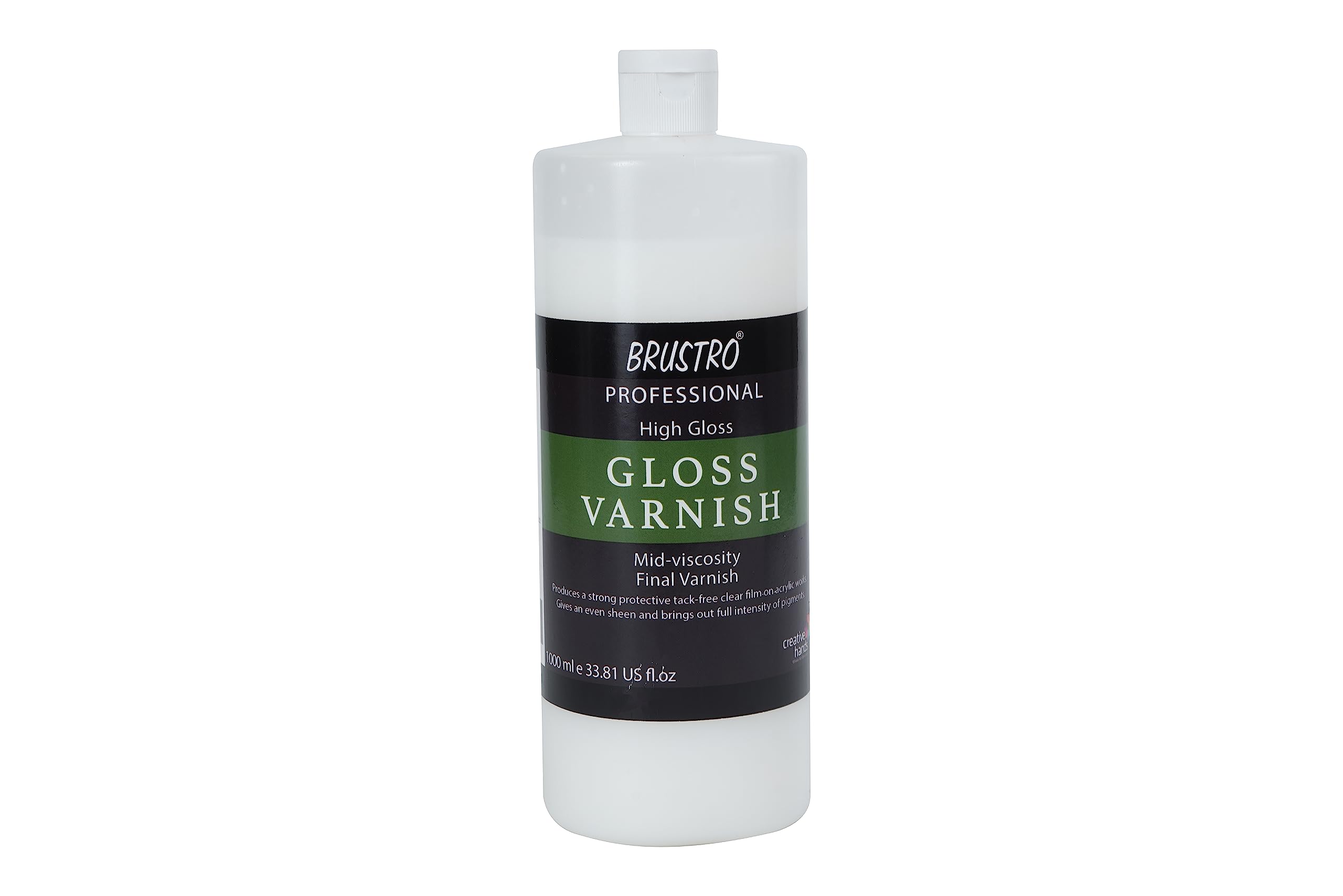 Brustro ArtistS Professional Liquid Varnish| High Gloss Finish |1000Ml|Apply With Brush |Perfect Coating On Acrylic Painting,No