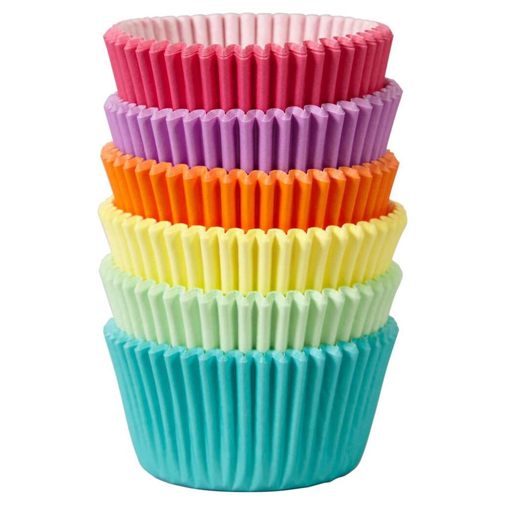 Rainbow Pastel Cupcake Liners 150 Count