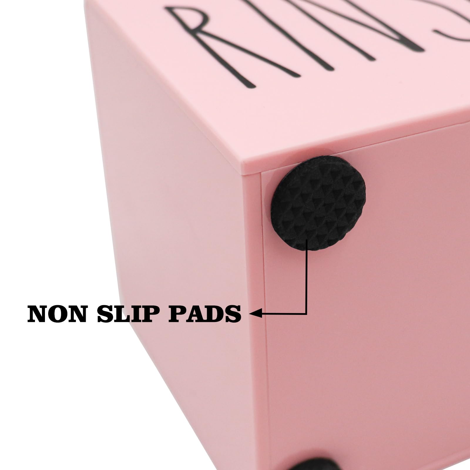 Pink Acrylic Dixie Cup Dispenser, Disposable Paper Cup Dispenser Storage Holder, 3/5 Oz Dixie Cup Holder, Bathroom Paper Cup Rin