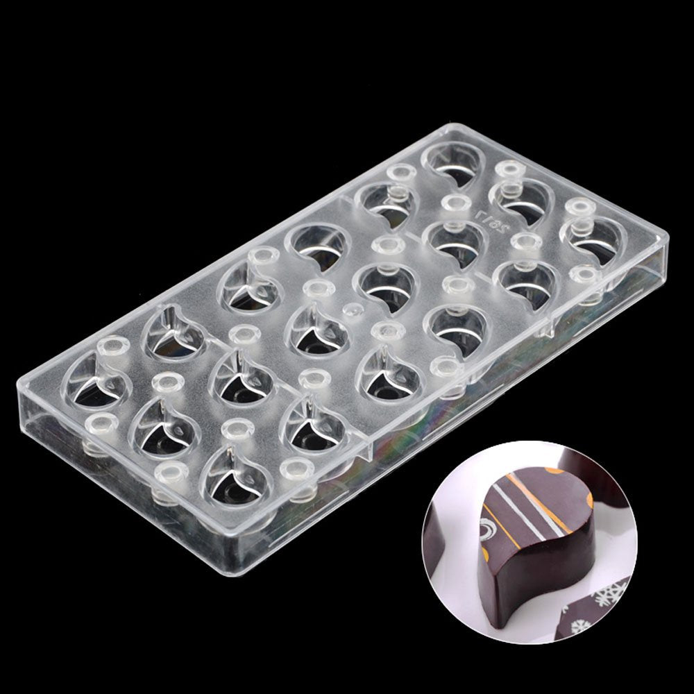 Chocolate Transfer Sheet Mold Polycarbonate Chocolate Mold Diy Handmade Chocolate Magnetic Chocolate Mold Candy Mould Drip Shape