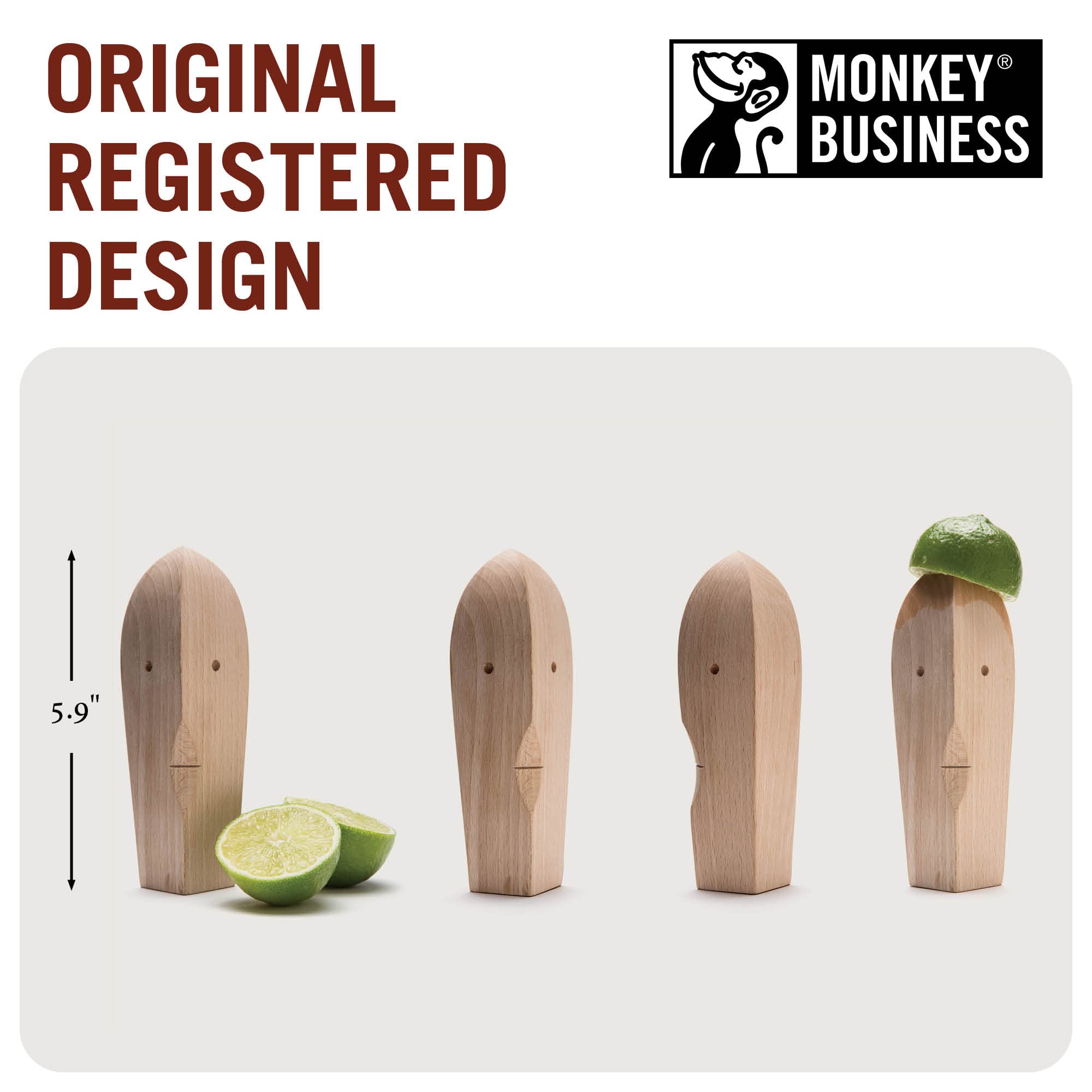 Citrus Reamer Made Of Wood / For Juicing Lemons, Limes & Oranges Manually / Ergonomic, Minimalist Design Adds Beauty To Your Kit