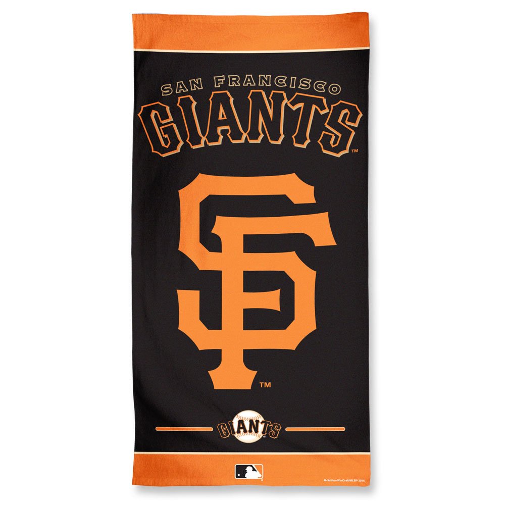 Wincraft MLB San Francisco Giants Fiber Beach Towel, 9lb/30 x 60