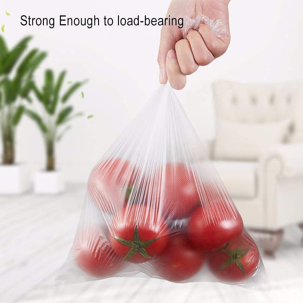 Ryhampaper Food Storage Bags, 10 Roll 12 X 16 Plastic Produce Bag On Roll Fruits, Vegetable, Bread, Food Storage Clear Bags, 350