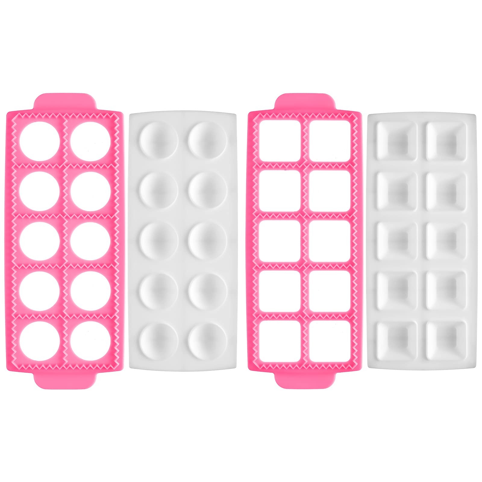 Ravioli Maker 2 Set Large Ravioli Cutter Ravioli Press Set Round Ravioli Mold And Cutter Square Ravioli Mold Ravioli Stamp For K