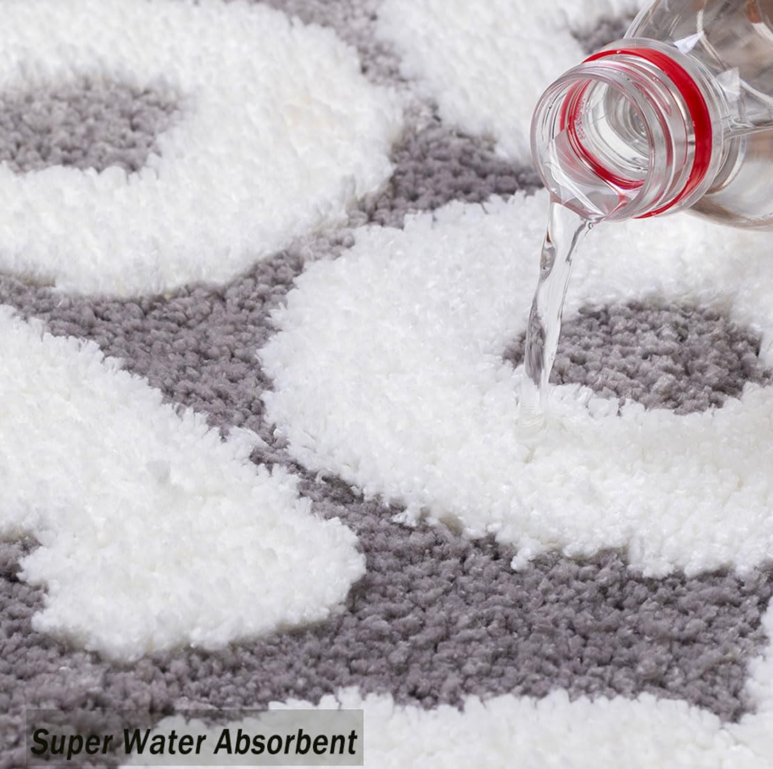 Urtlmaji You Look Good Bath Mat Grey Funny Bathroom Rugs Cute Cool Bath Rugs Non Slip Microfiber Plush Absorbent Washable Preppy