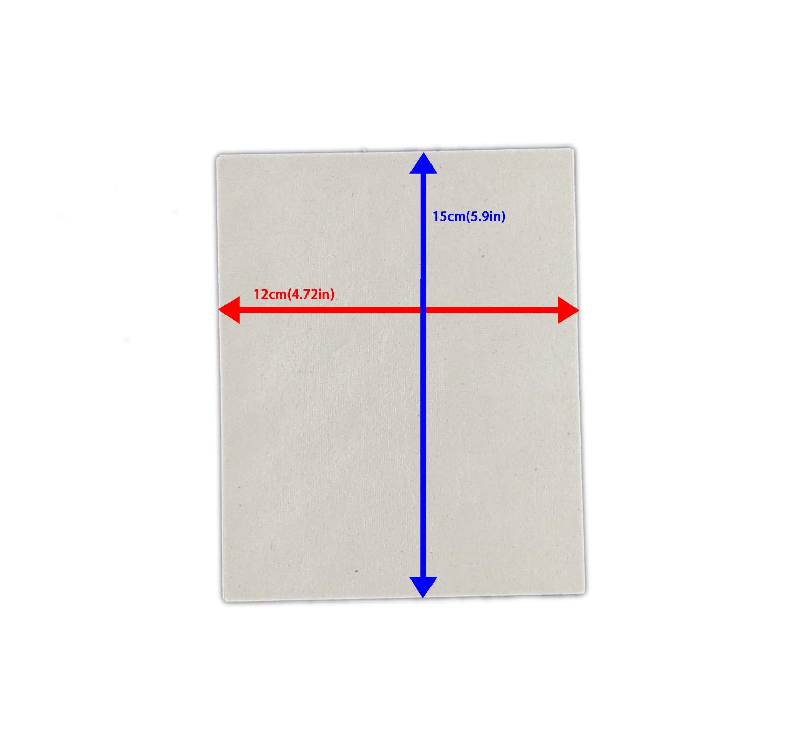 2 PCS DIY can Cut The Microwave Oven mica Piece  Suitable for 99% Turntable  Thickening Type Microwave Oven Block  (4.7inx5.9in)12CMx15CM