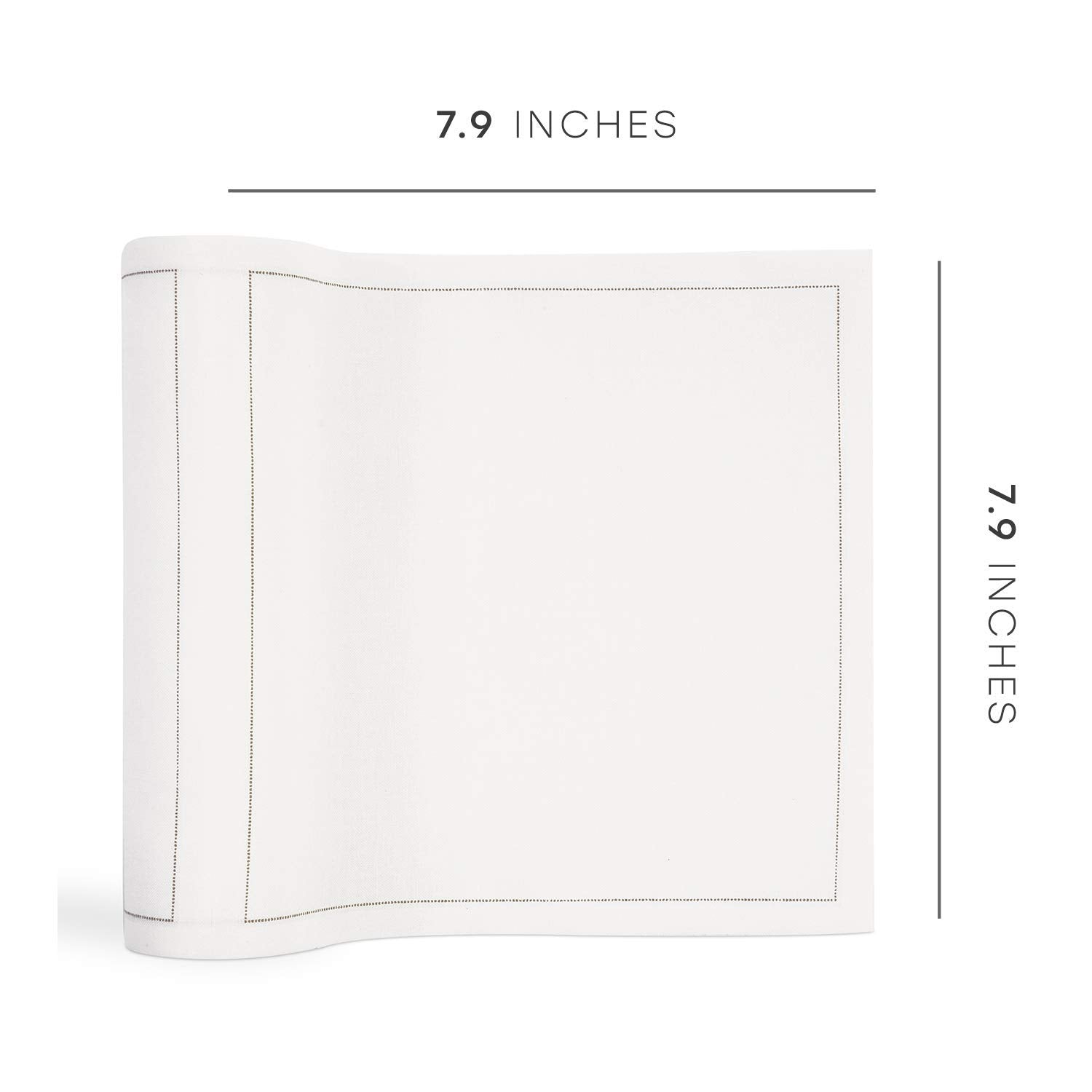 Cotton Luncheon Napkin - 25 Napkins Per Roll - Black