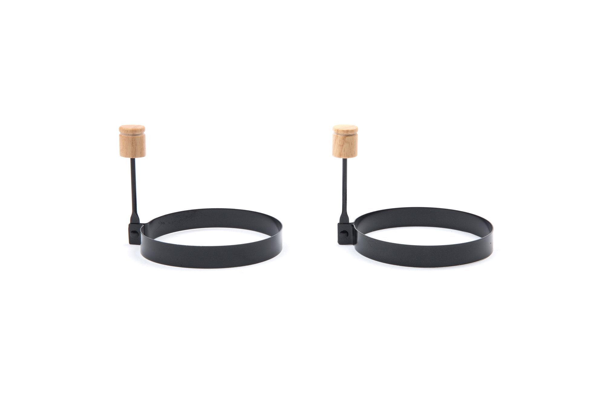Fox Run Non-Stick Egg Ring with Folding Handle, Set of 2
