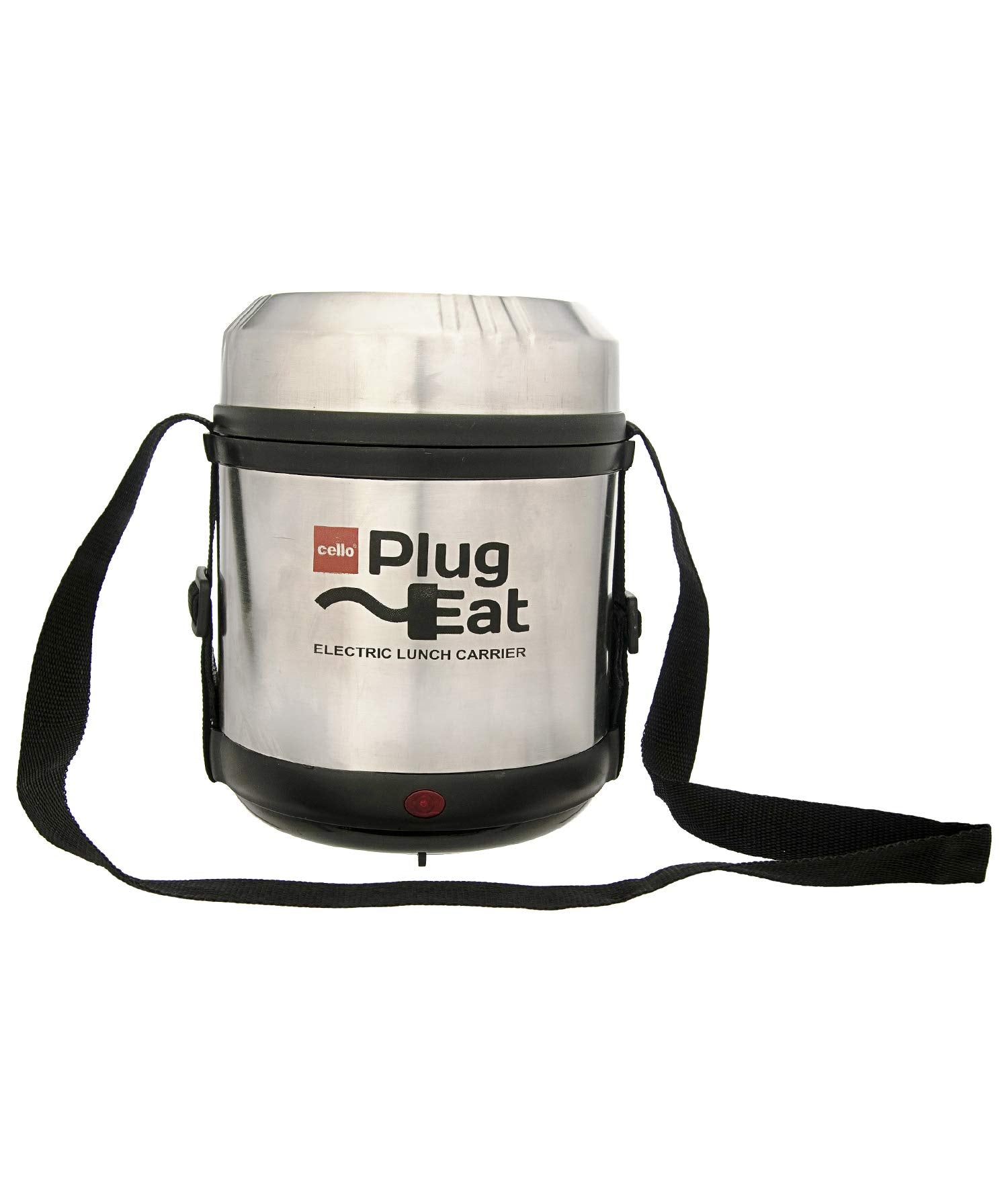 Cello Electro Electric Stainless Steel Lunch Box, 3 Containers