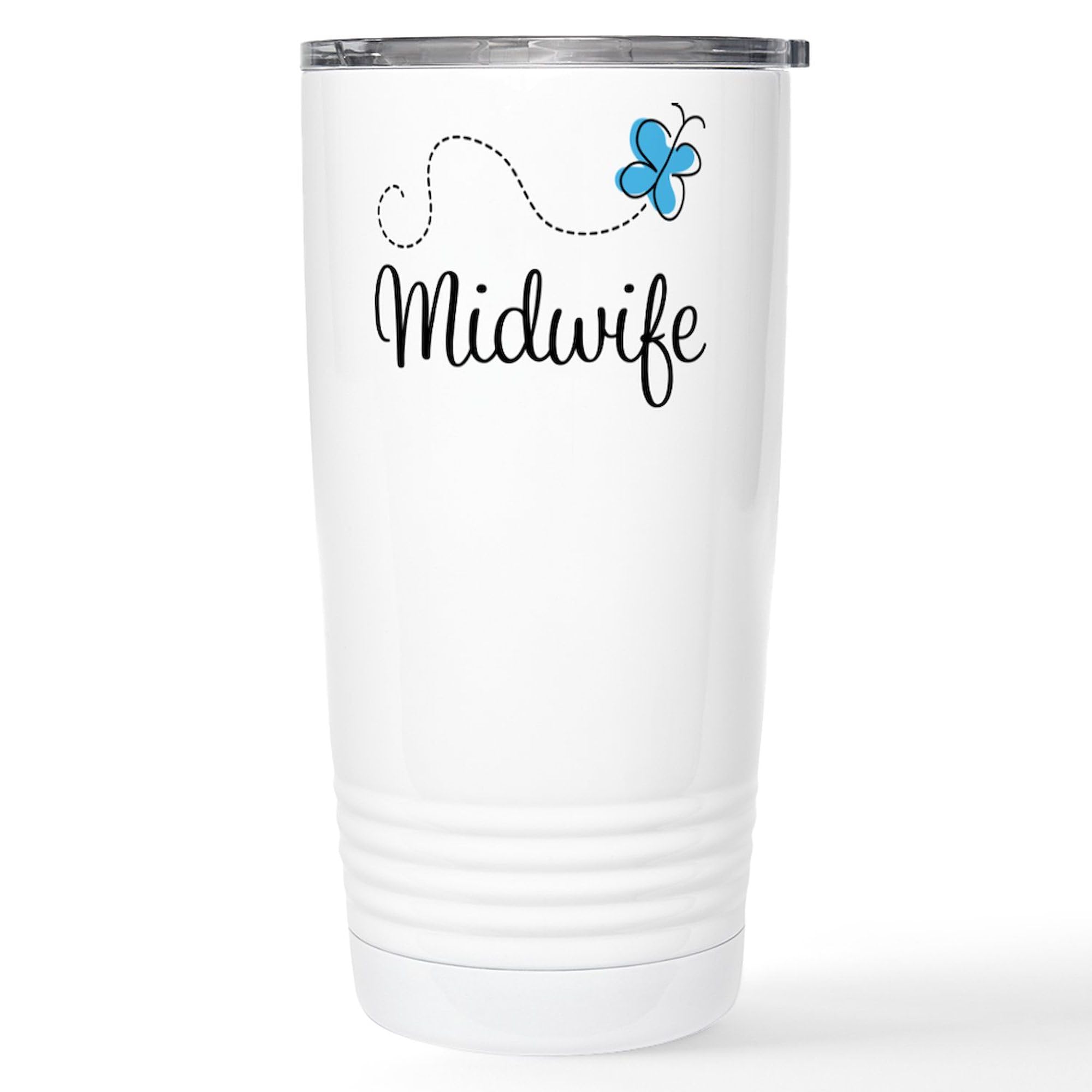 Cafepress Cute Midwife Stainless Steel Travel Mug 20 Oz. Insulated Stainless Steel Coffee Tumbler