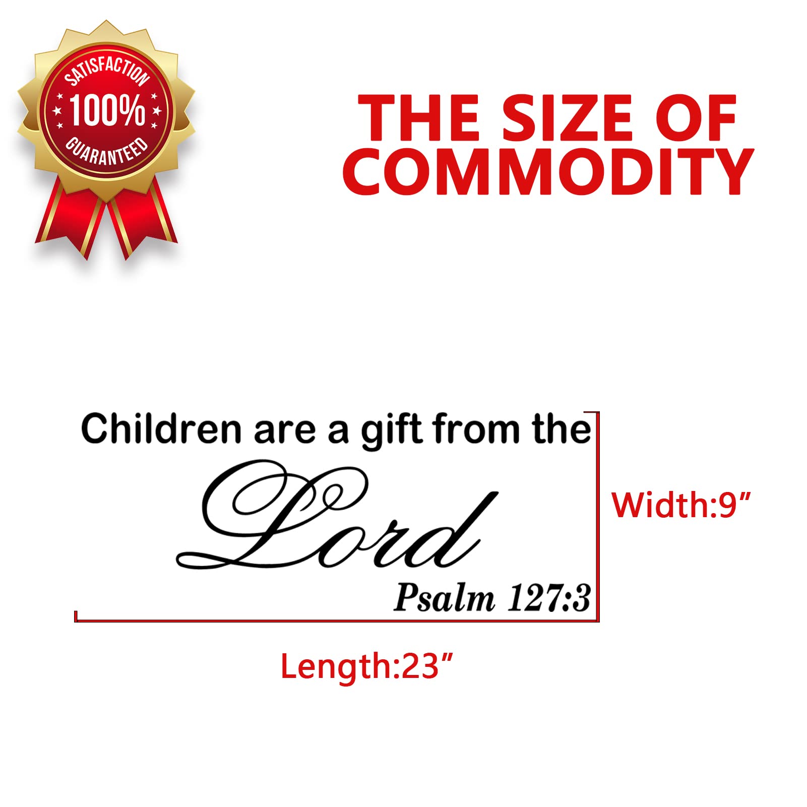 Anfigure Wall Decals For Kids, Scripture Wall Decals, Quotes Living Room Bible Verse Faith Prayer God Biblical Religious Christi