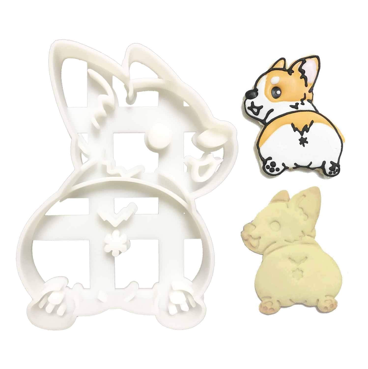 Corgi'S Butt Cookie Cutters Shape Mould Dog Treats Cutter