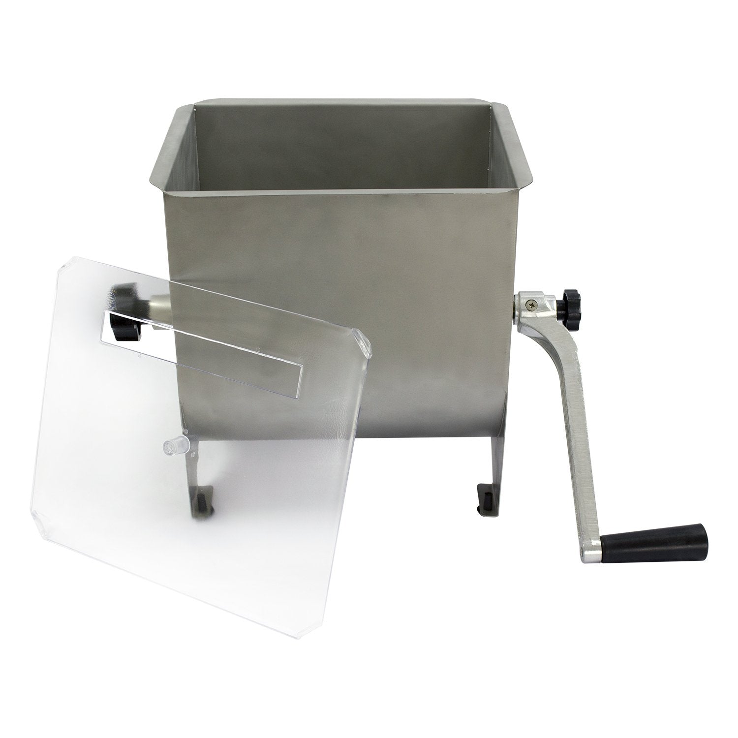 Chard Mm-102, Meat Mixer With Stainless Steel Hopper, 20Lbs , Silver