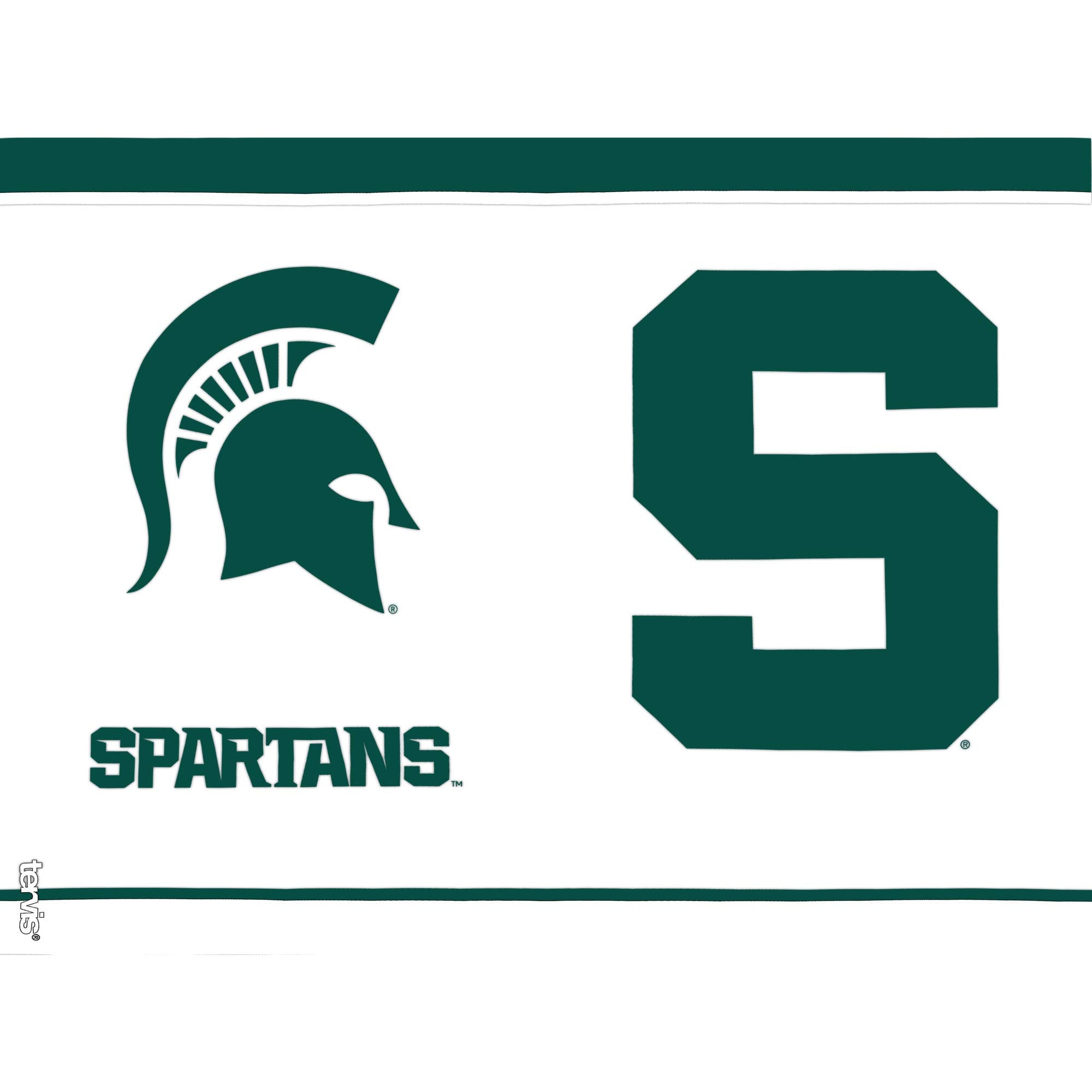 Tervis Made In Usa Double Walled Michigan State University Msu Spartans Insulated Tumbler Cup Keeps Drinks Cold & Hot, 24Oz Wate