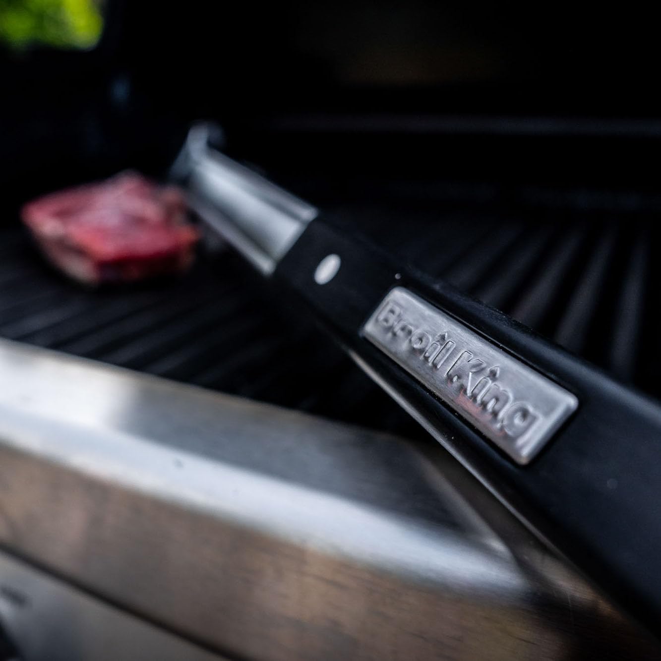 Broil King, 64112, Tong Imperial Ss, Silver, Black