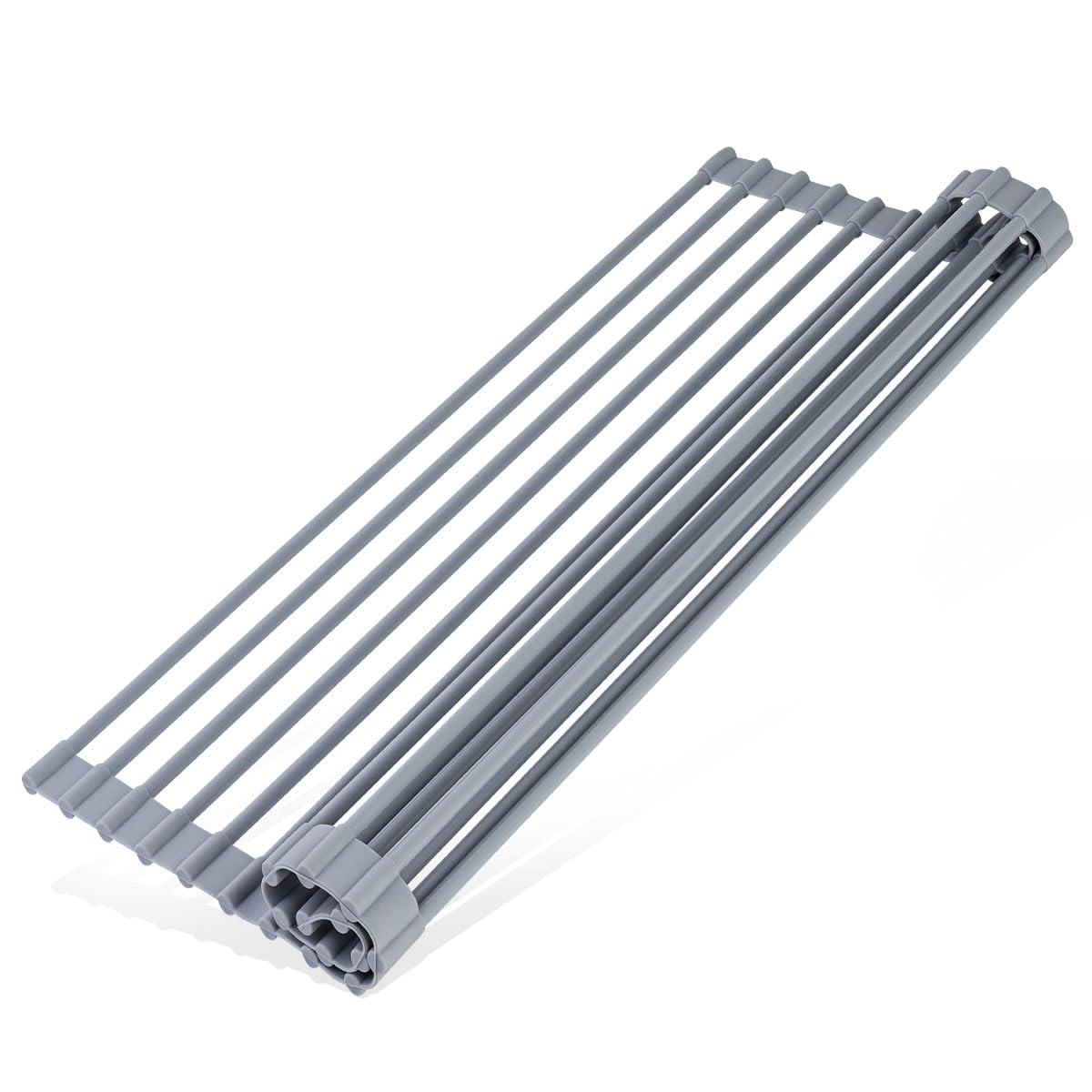 Better Houseware 1434 Over-Sink Roll-Up Drying Rack, Standard, Grey