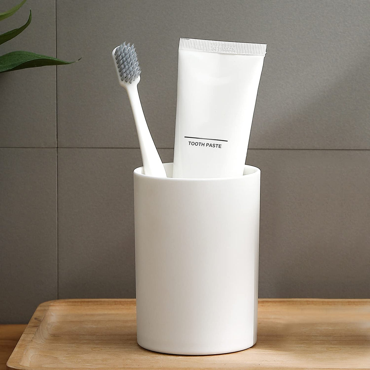 Bathroom Tumbler Cup 10.5Oz Reusable Unbreakable Toothbrush Cup 300Ml Mouthwash Cups Plastic Easy To Clean Bathroom Cup Toothbru