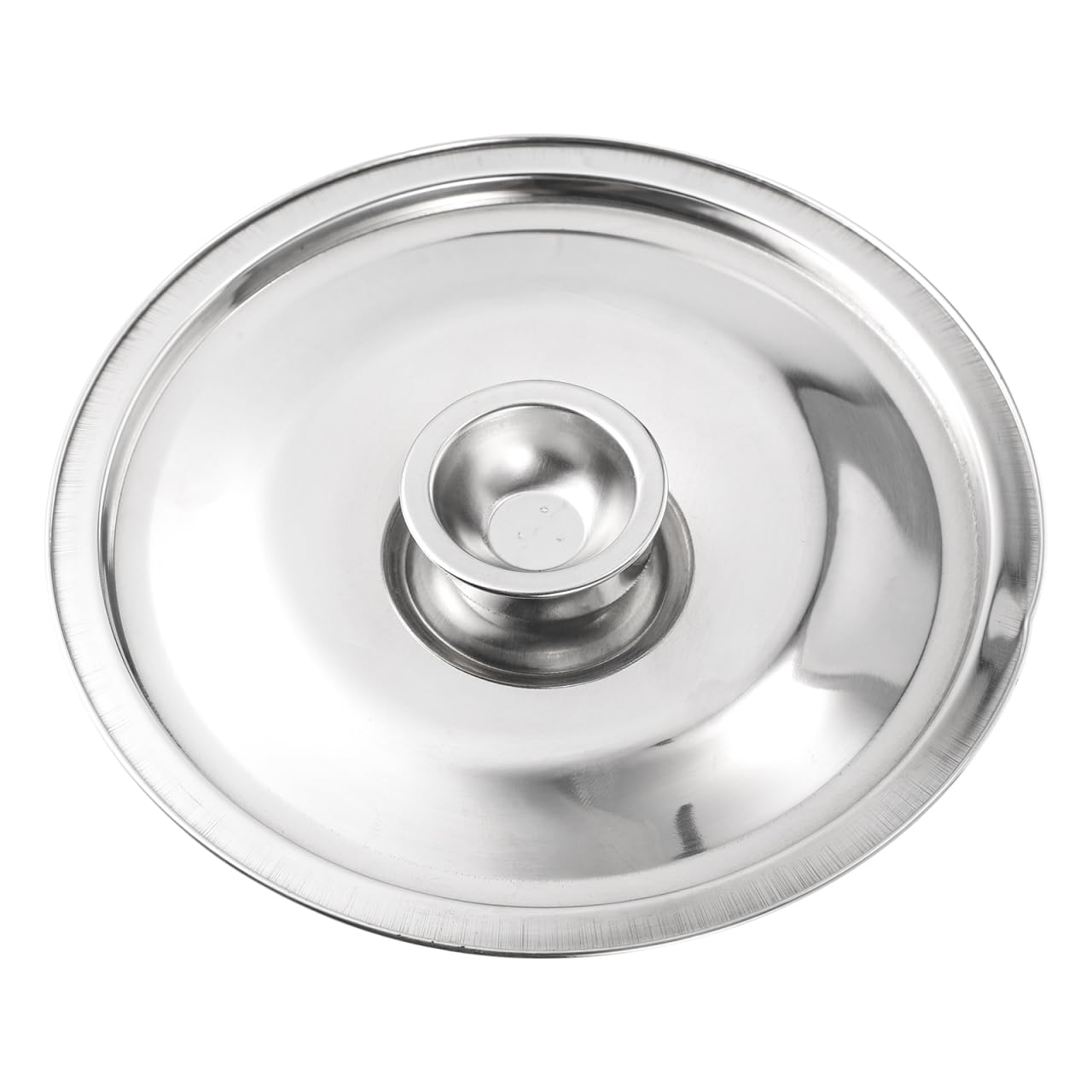 DOITOOL Stainless Steel Seasoning Pot Cover Lid 6.3 Inch Reusable Kitchen Gadget for Household Cooking and Food Protection