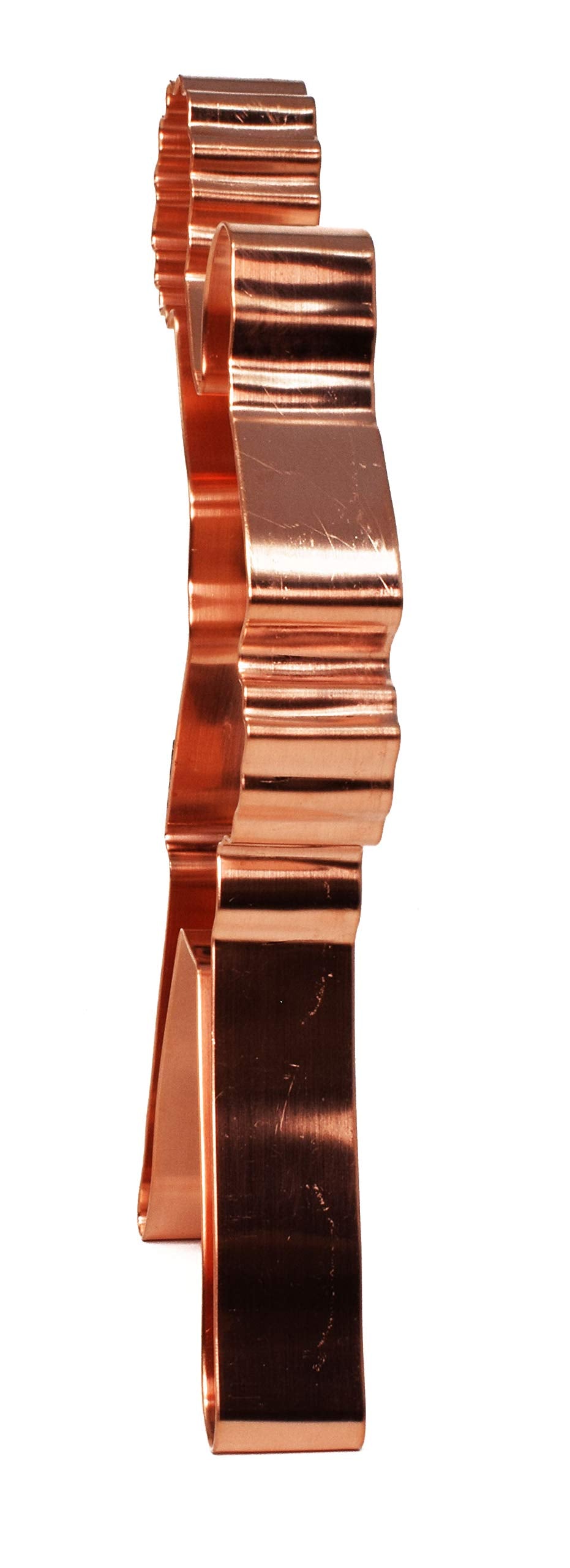 Standing Cheerleader Cookie Cutter, 3.5 X 6.75 Inches, Handcrafted Copper By The Fussy Pup