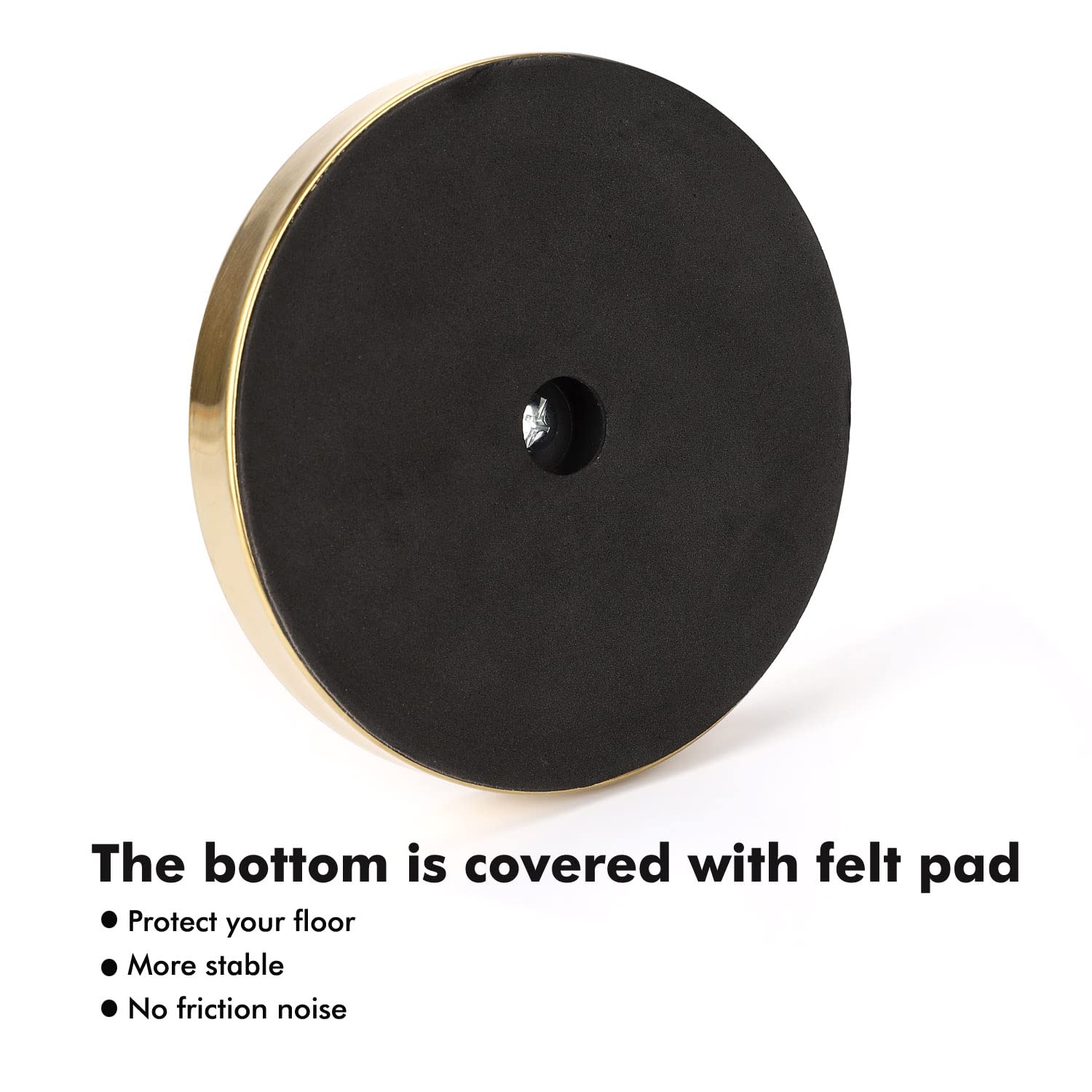 Toilet Paper Holder Gold, Freestanding Toilet Paper Holder Stand With Reserve For 4 Spare Rolls, Sturdy Base, Toilet Tissue Pape