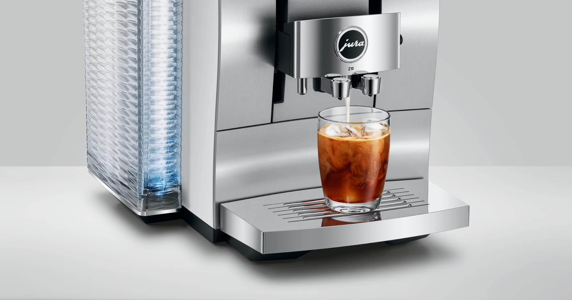 Jura Z10 Automatic Coffee Machine For Hot And Cold Coffee (Aluminum White)