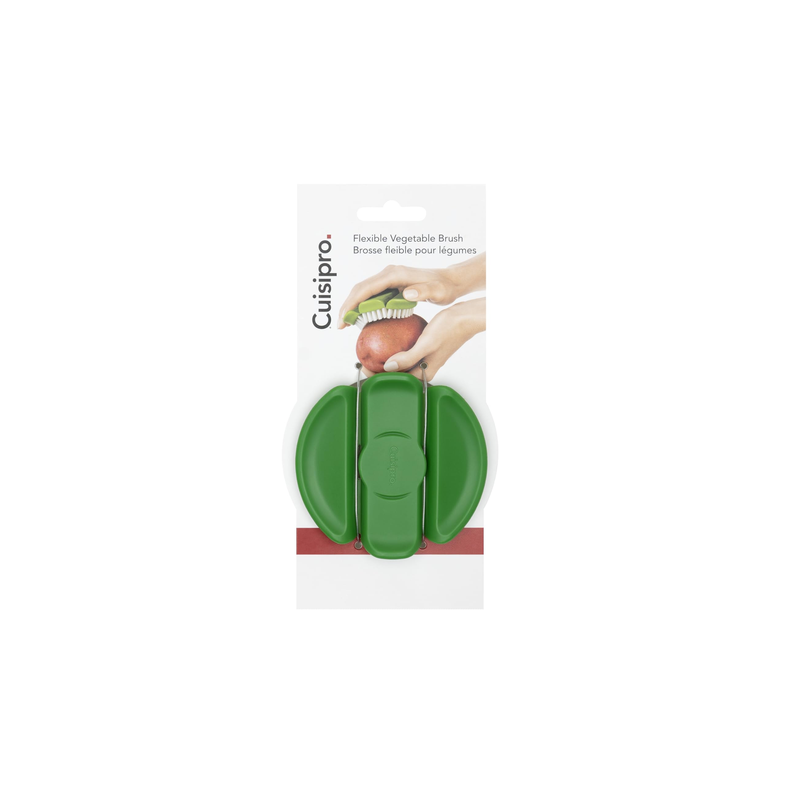 Cuisipro Flexible Vegetable Brush, Green