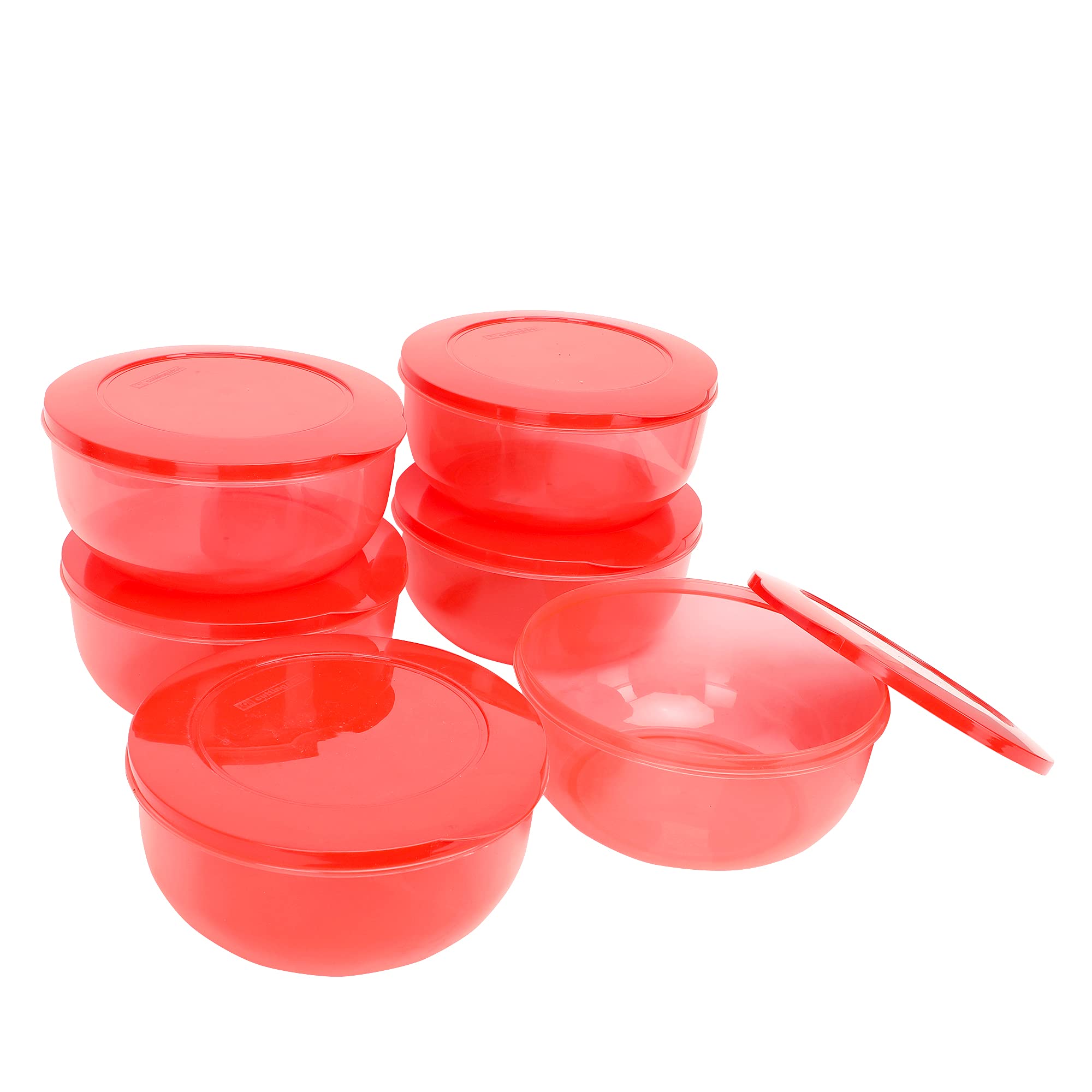 Cutting Edge 900Ml Eco Storage Container & Organizer Set Of 6 (Red)