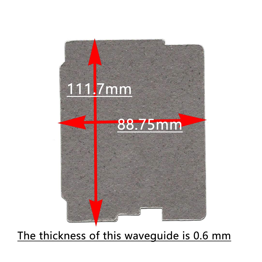2PCS Waveguide Cover for Frigidaire 5304462314 Microwave Oven Parts Mica Slice Replace Directly with The Same Appearance Suitable for Multiple Models