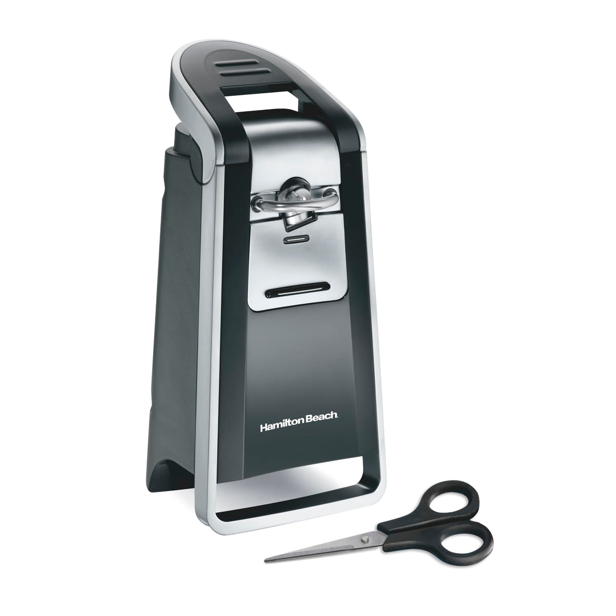 Hamilton Beach Smooth Edge Electric Automatic Can Opener For Kitchen With Easy Push Down Lever, Extra Tall, Includes Stainless S