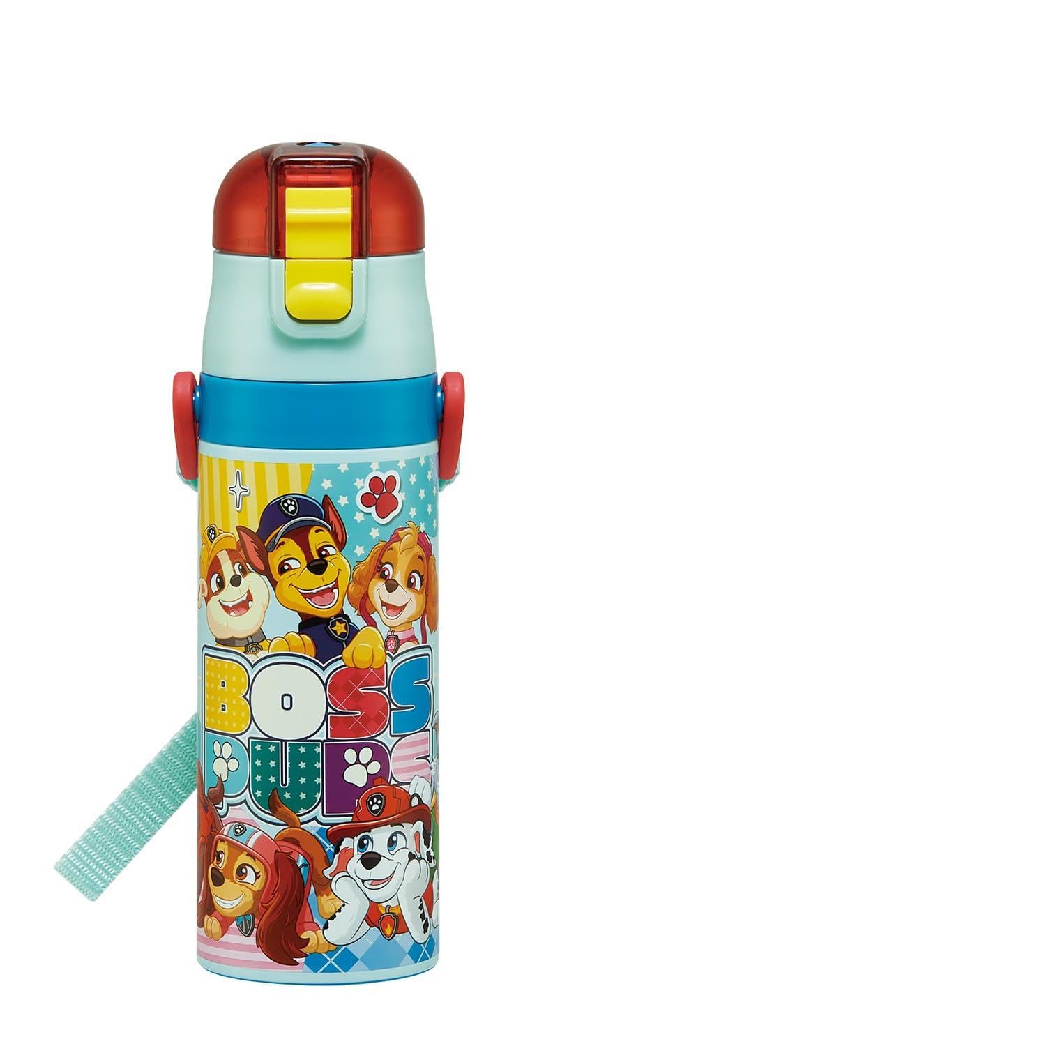 Skater SDC4A Childrens Water Bottle, Direct Drinking, 15.2 fl oz (470 ml), Paw Patrol 26, Boys, Cold Insulation, Stainless Ste