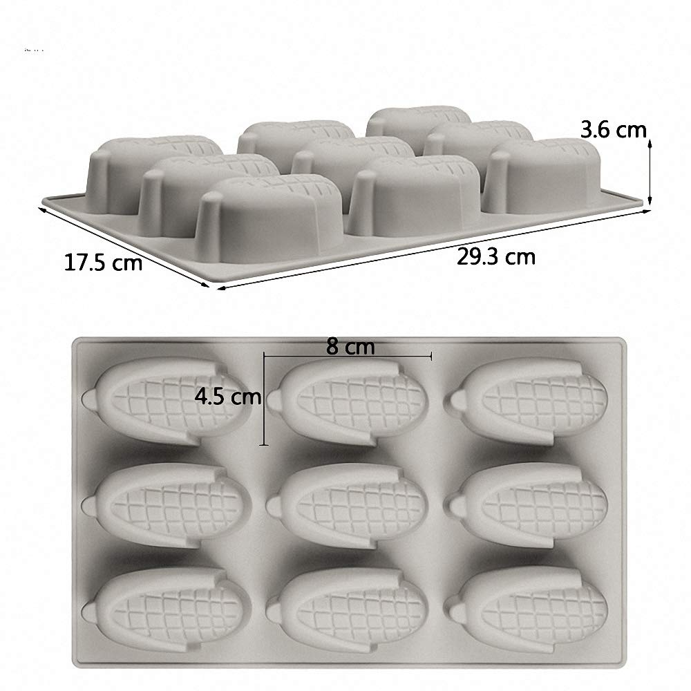Moldfun 3D Corn Silicone Mold For Chocolate Candy Gummy Gelatin Jello Jelly Baking Cake Soap Crayons Wax Melt Plaster Ice Cube T