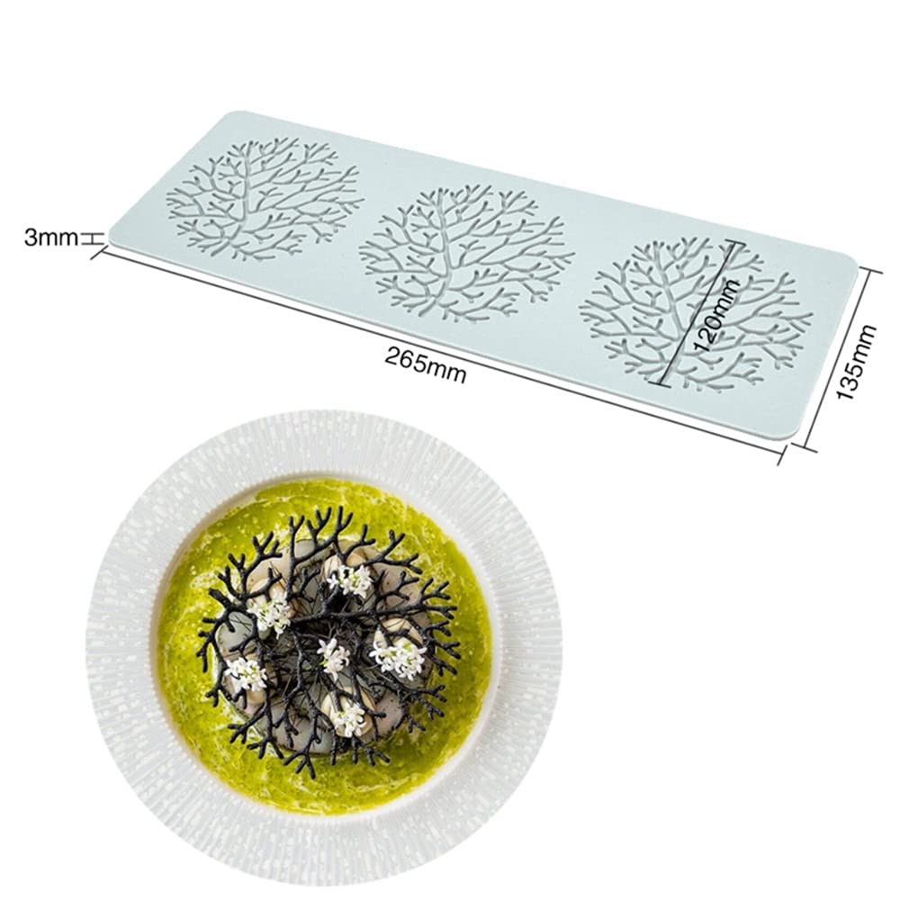 Silicone Lace Mold, Wedding Cake Lace Mat, Coral Cake Decorating Mold Flower Fondant Impression Mats For Edible Lace Fondant Mol