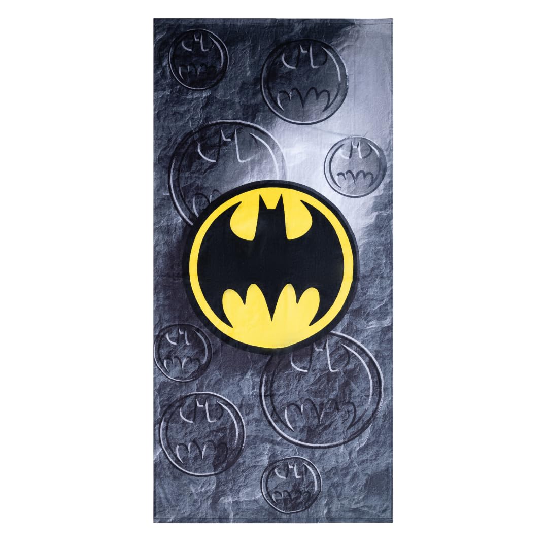 Franco Collectibles Batman Super Soft Cotton Bath/Pool/Beach Towel, 60 In X 30 In, (Official) Wb Product
